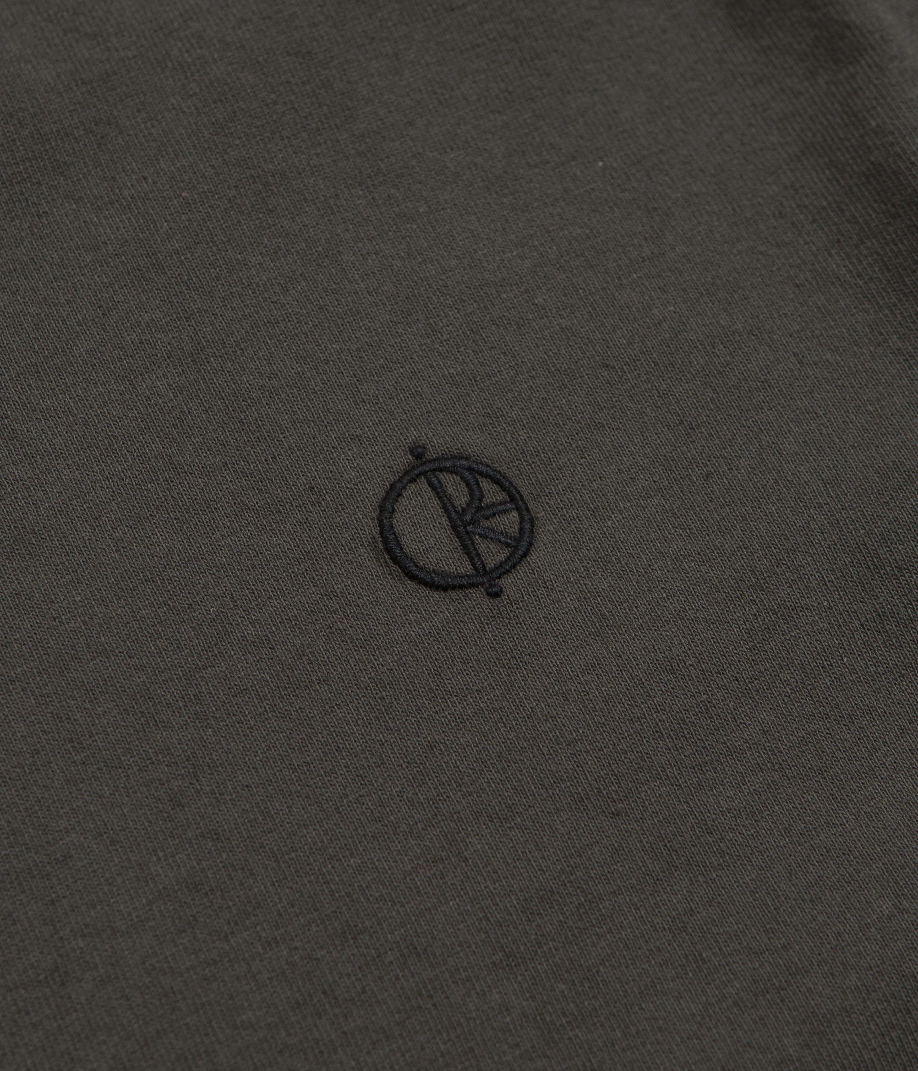 Polar Ringer T-Shirt - Dirty Black / Black wedding attire