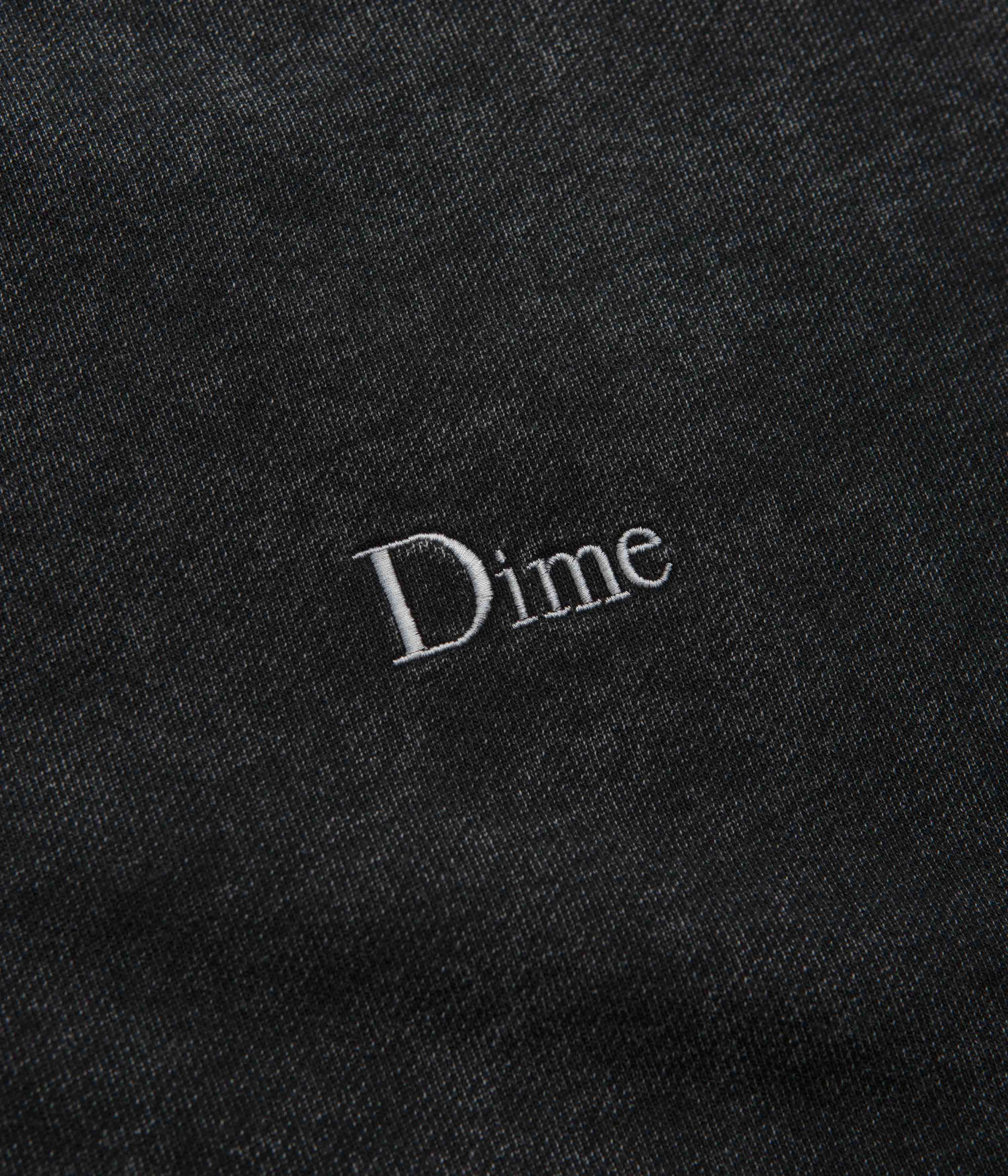 Dime Classic French Terry Crewneck Sweatshirt - Faded Black Easy Look material trend