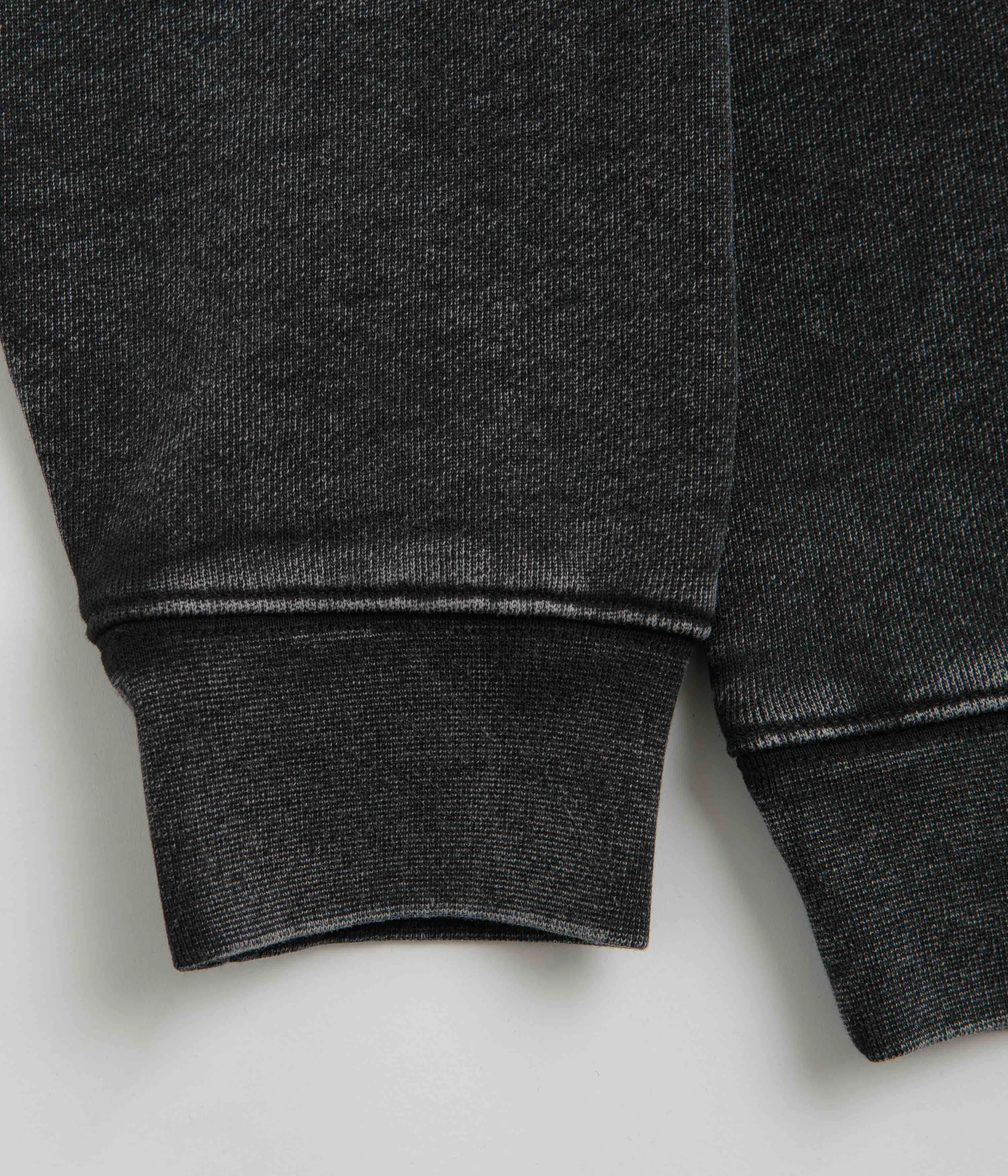 buckle accents Dime Classic French Terry Crewneck Sweatshirt - Faded Black