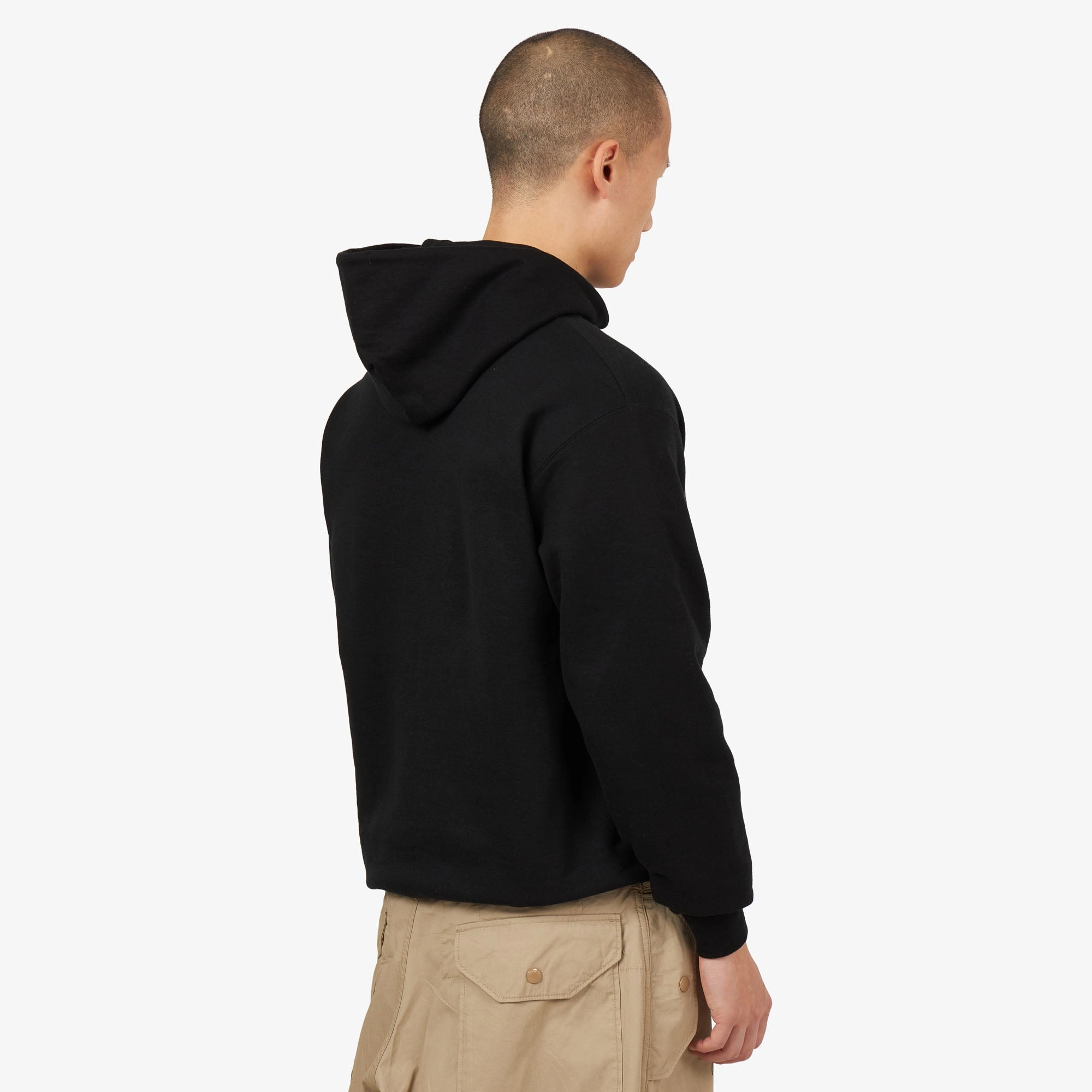 Full Court Press Maradona Pullover Hoodie / Black Relaxed Fashion