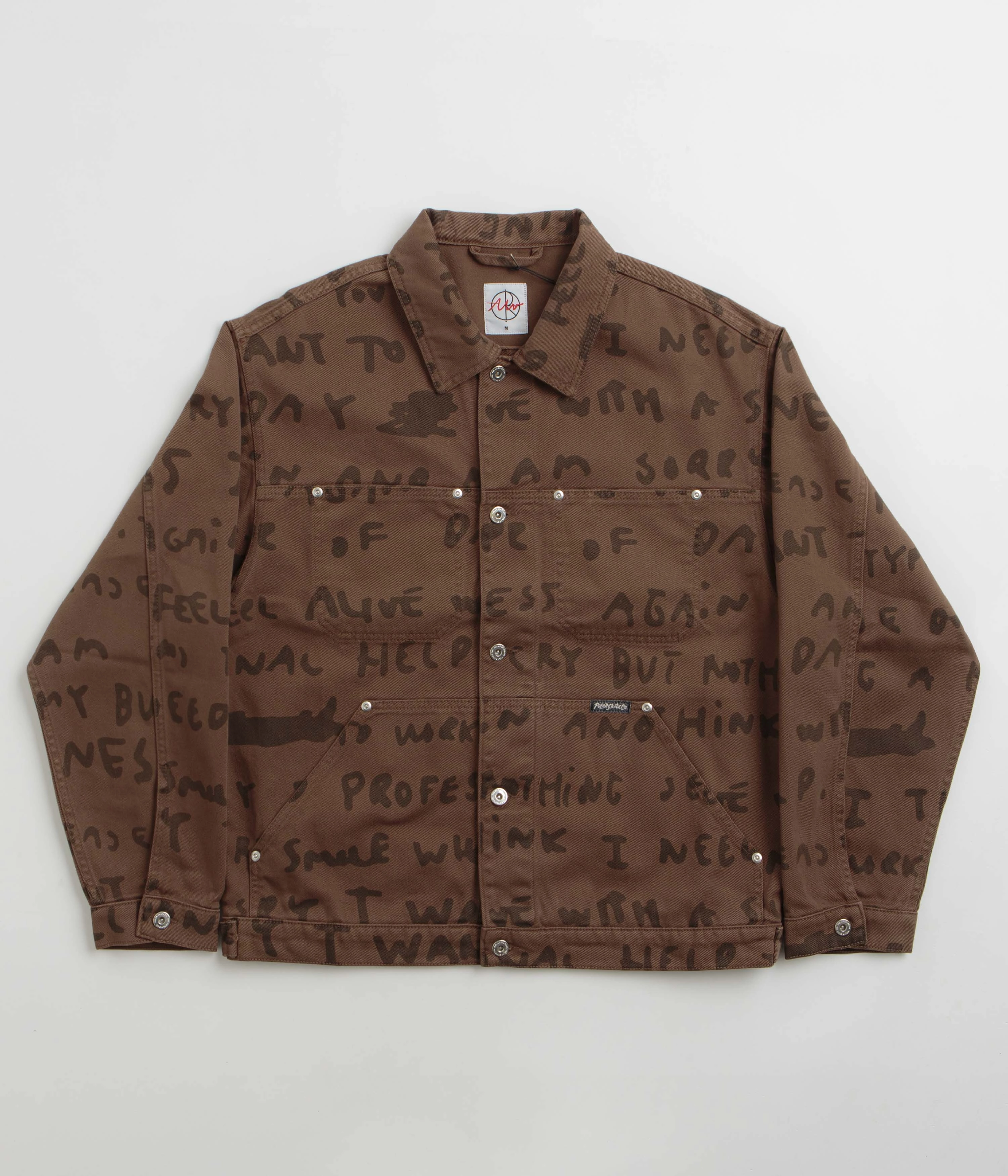 Polar Sad Notes Patrik Jacket - Walnut Compression Packed Design Snow Gear