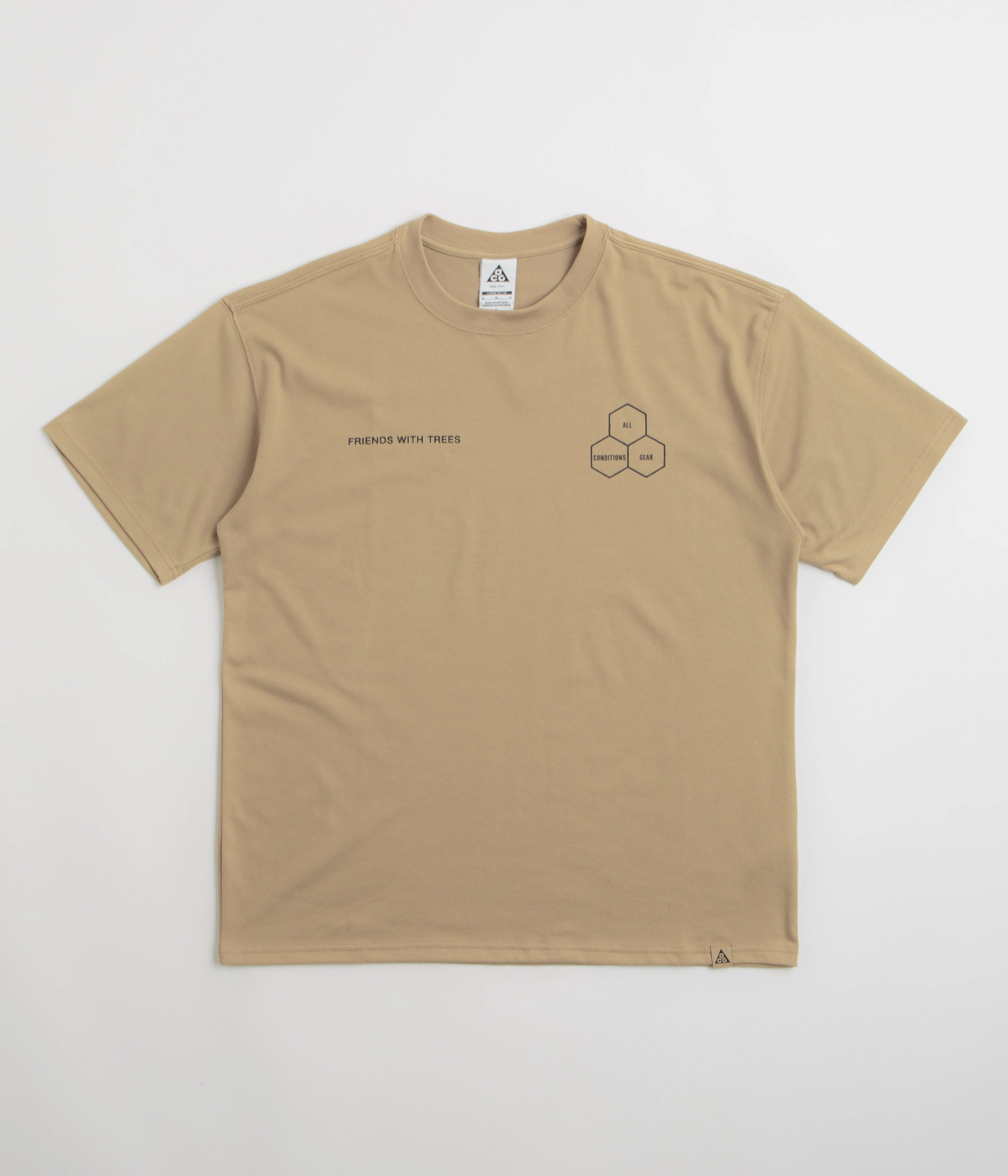 Nike ACG Walk Tree T-Shirt - Parachute Beige Half sleeve Comfortable Feel