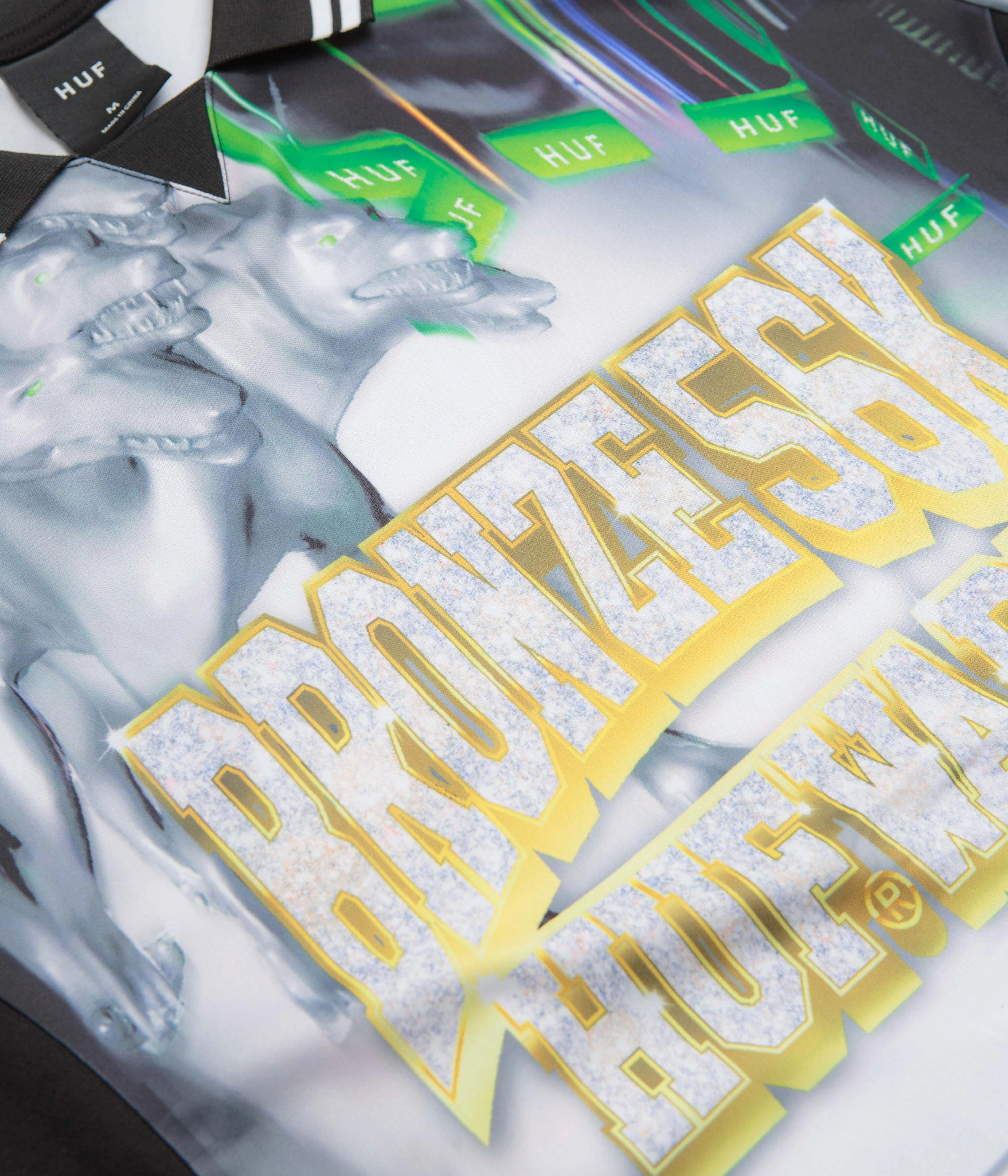 HUF x Bronze 56K Glitched Soccer Jersey - Multi Tapered Legs Subtle patterns