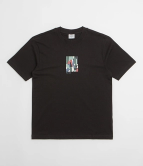 Parlez Ramore T-Shirt - Black Abstract Pattern