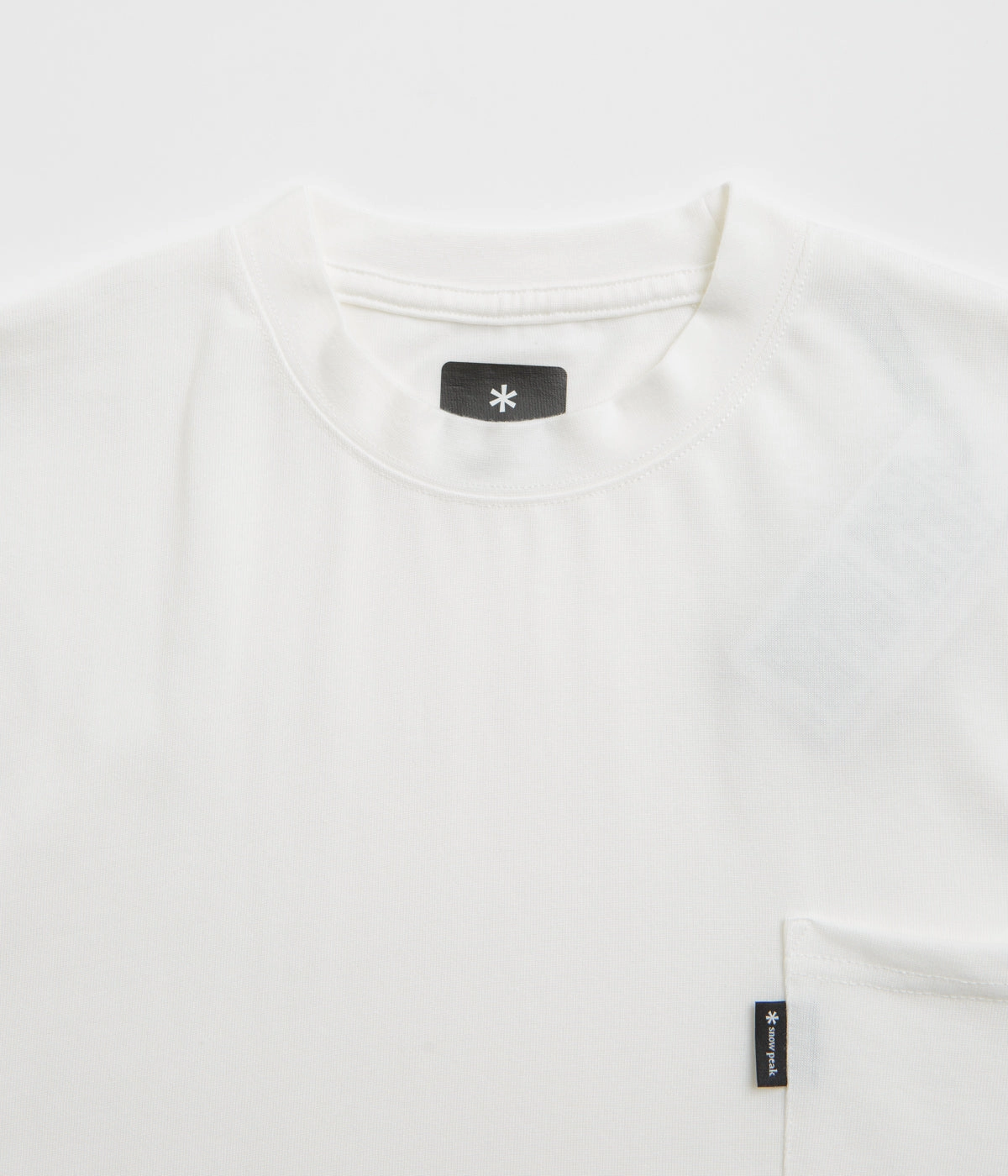 Snow Peak NSD Pocket T-Shirt - Off White Colorfastness