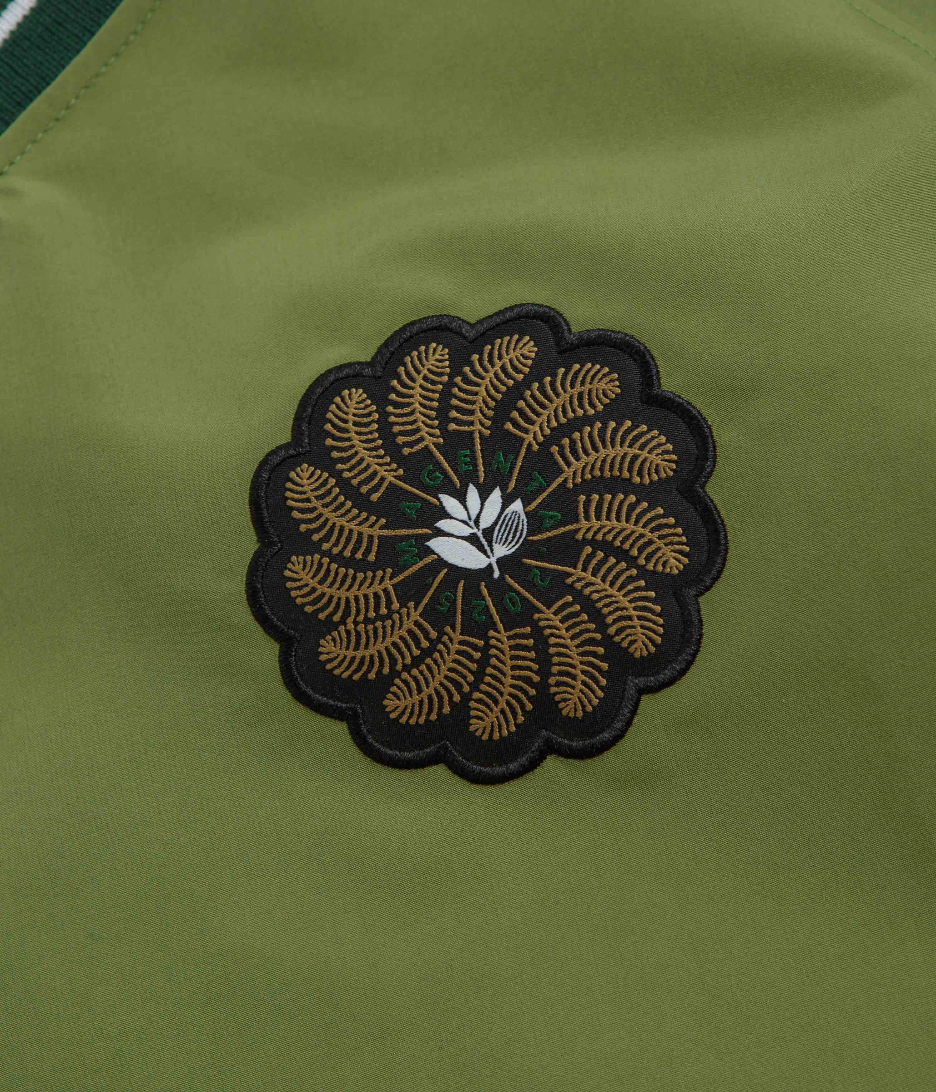 product twill durability Vintage Style Magenta Tres Tech V Neck Sweatshirt - Forest Green