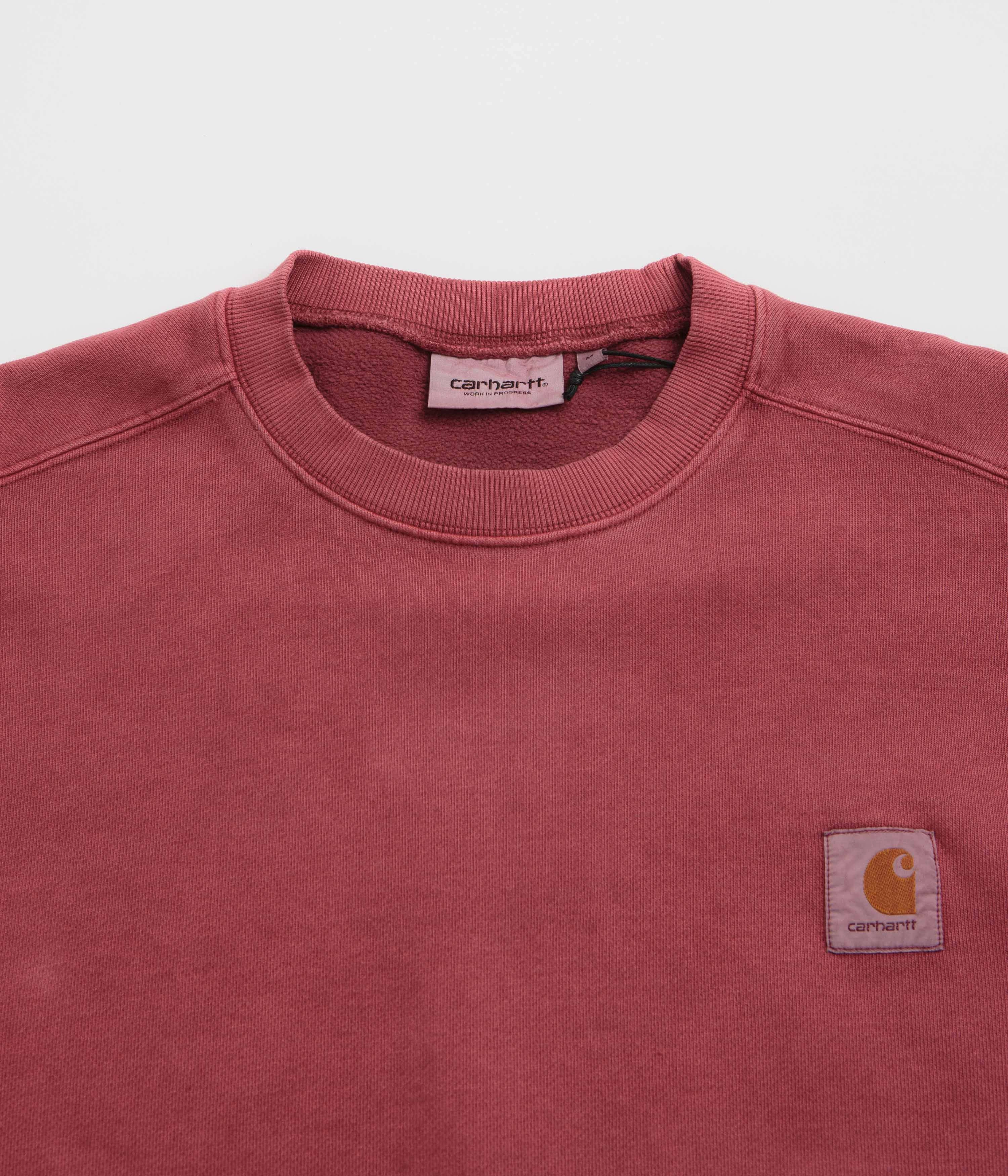 product yoga friendliness Graphic Design Carhartt Vista Crewneck Sweatshirt - Scarlet