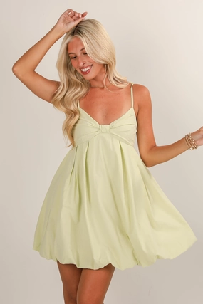Simple Steps Lime Mini Dress Classic Layers