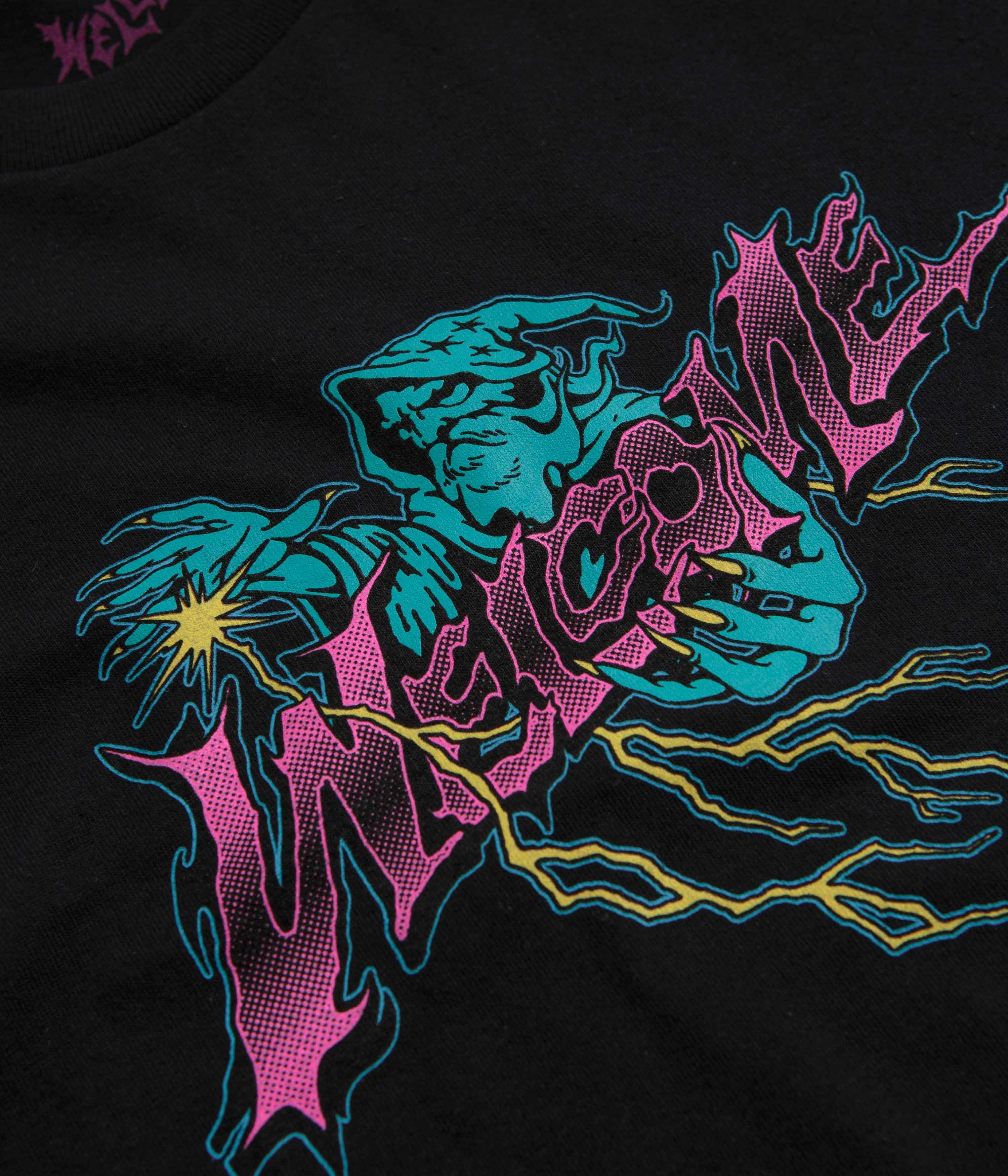 Mansion Layering Piece Welcome Magnetic T-Shirt - Black