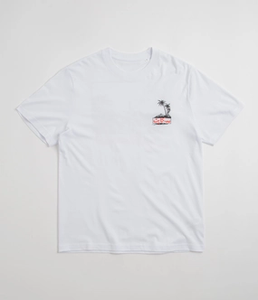 tent venue Evening Gown SkatePal Palms T-Shirt - White