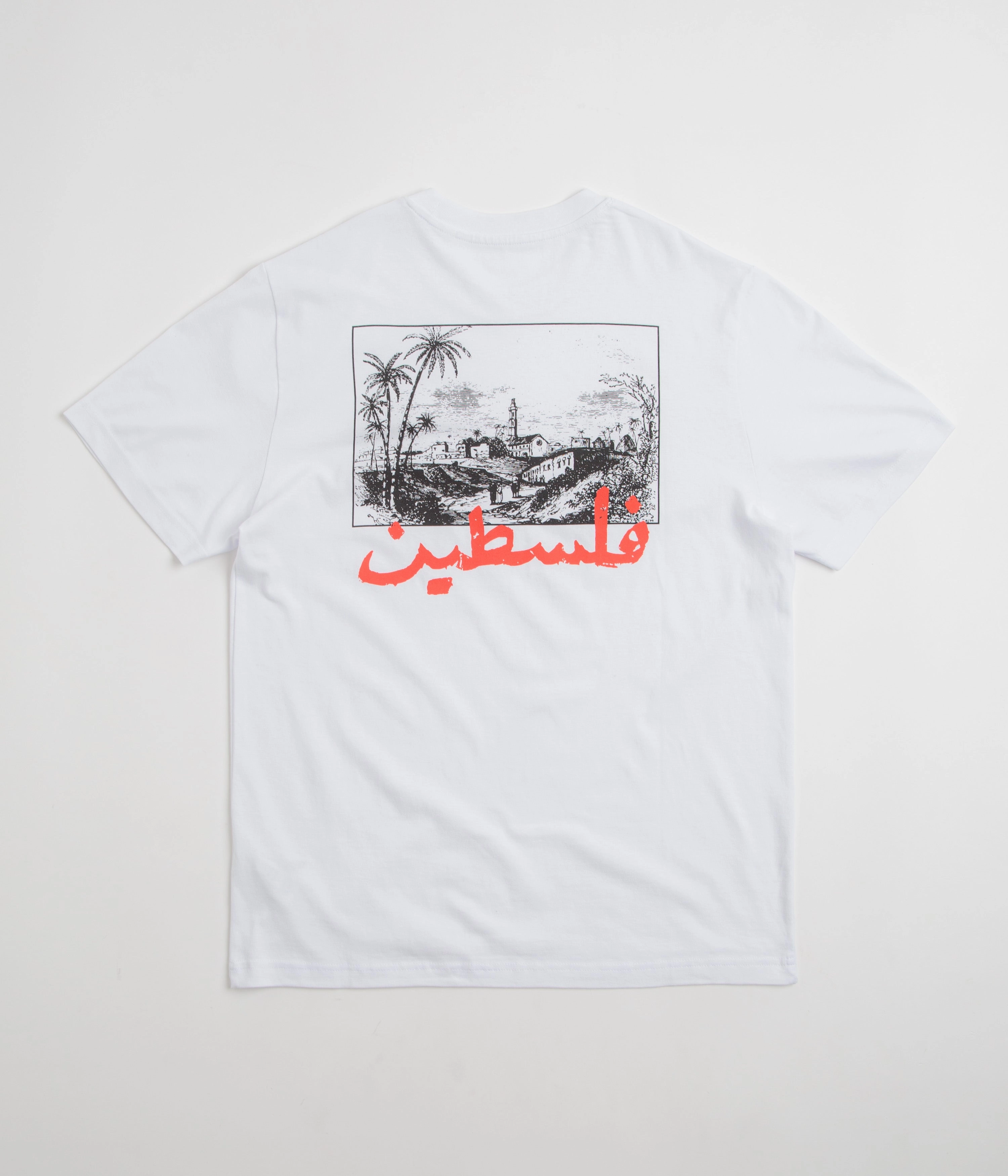 SkatePal Palms T-Shirt - White tent event