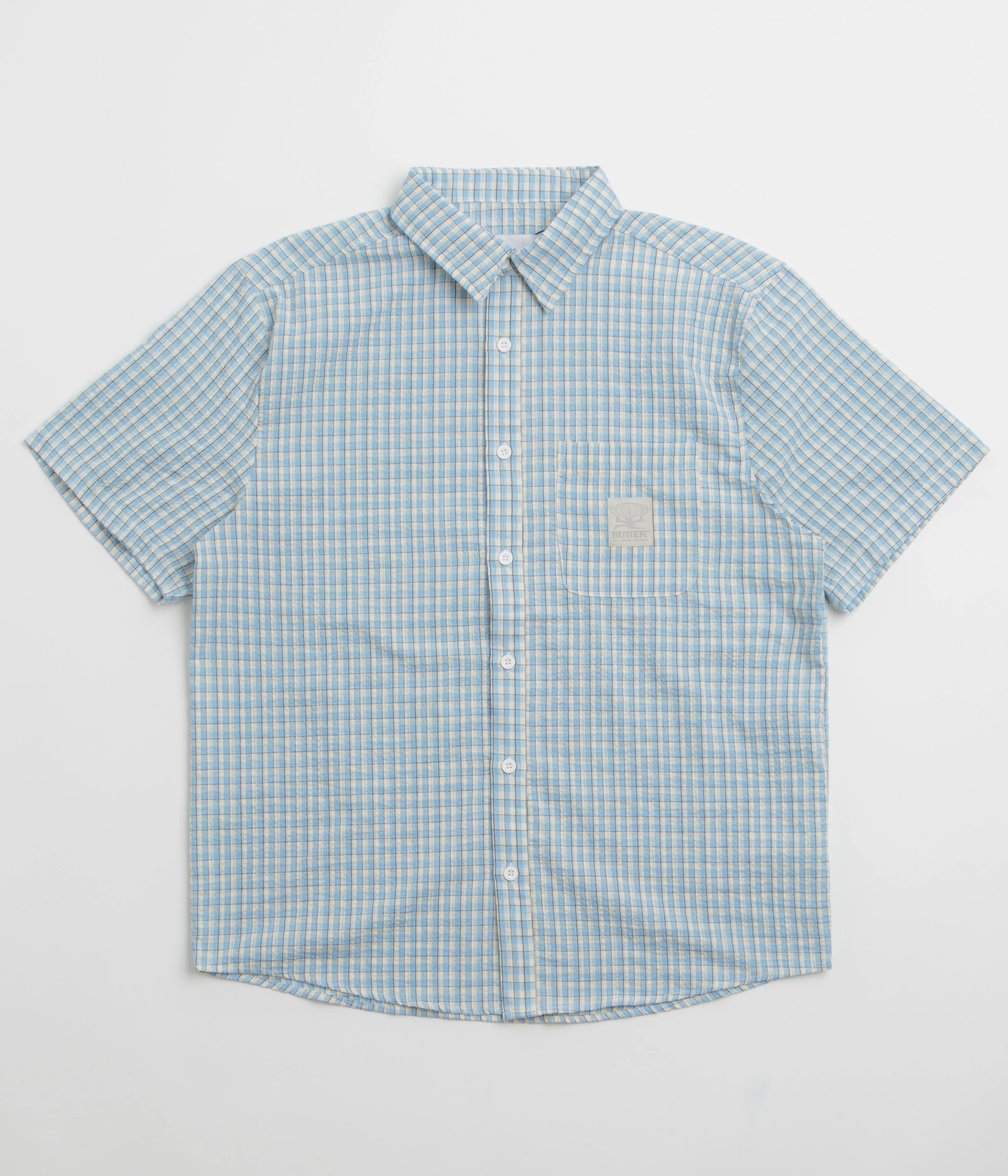 Butter Goods Equipment Short Sleeve Shirt - Blue Contemporary Style