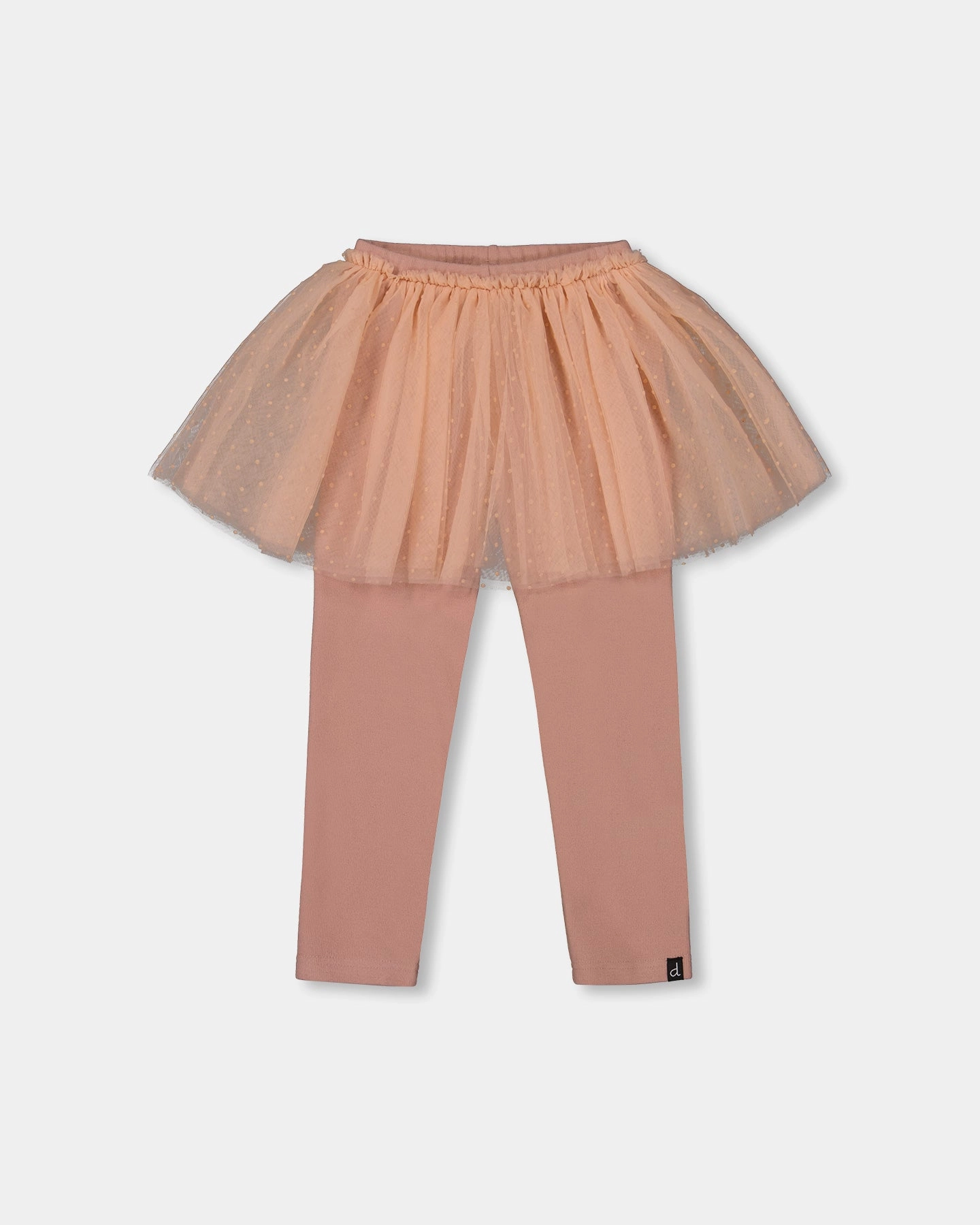 Smart Style Active Appeal Leggings with Tulle Skirt Dusty Pink
