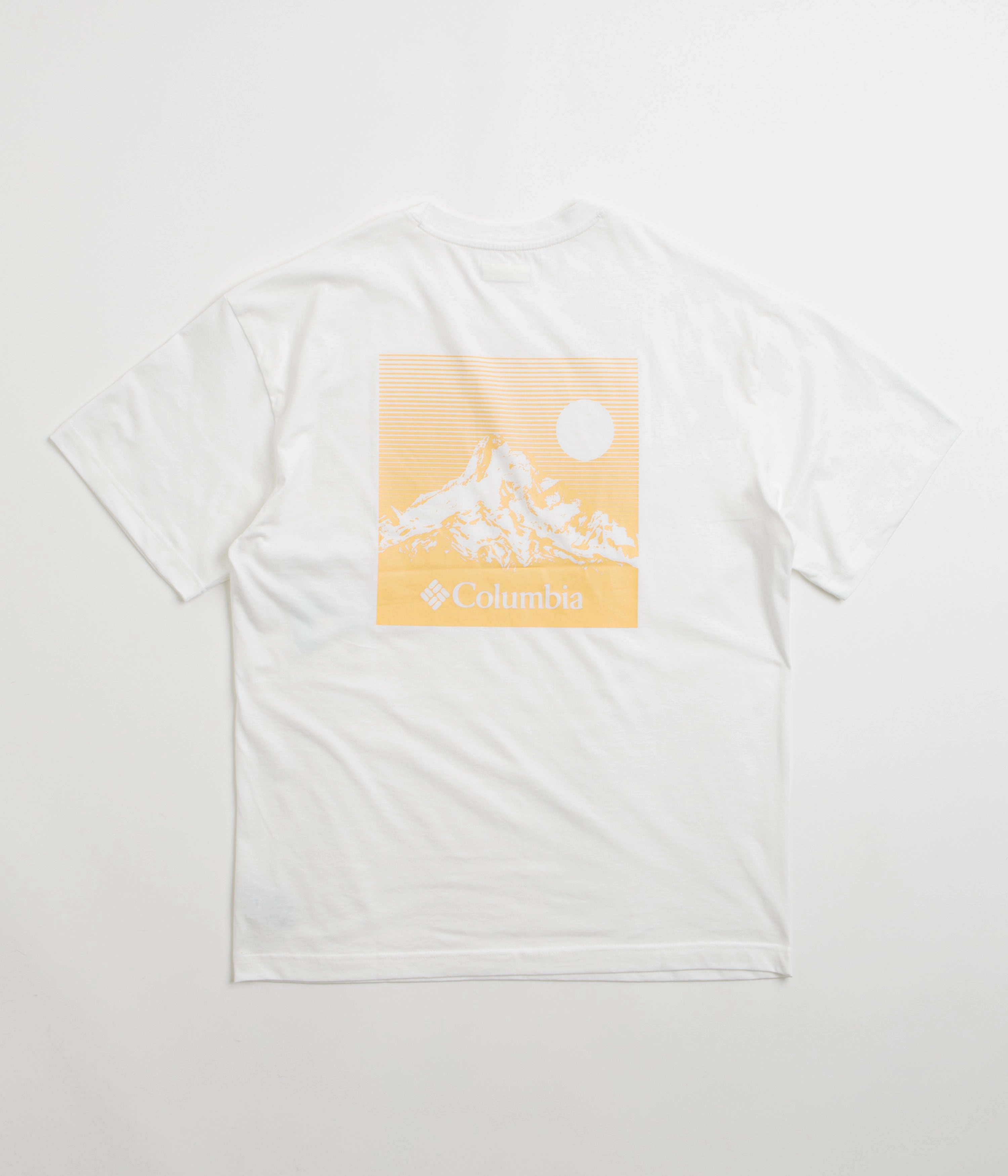 Columbia Black Butte Graphic T-Shirt - White / Linear View running venue museum