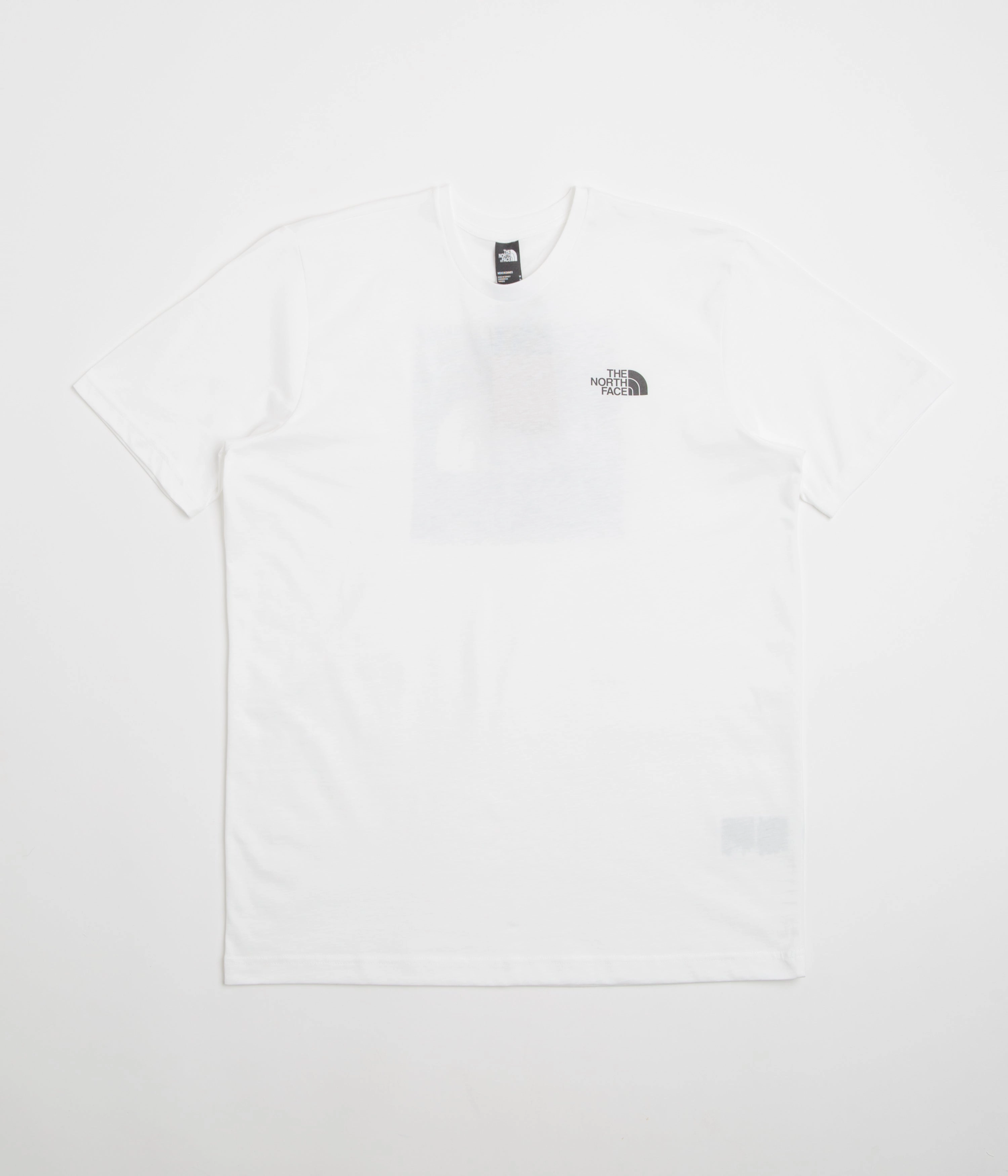student Checked The North Face Box NSE Celebration T-Shirt - TNF White