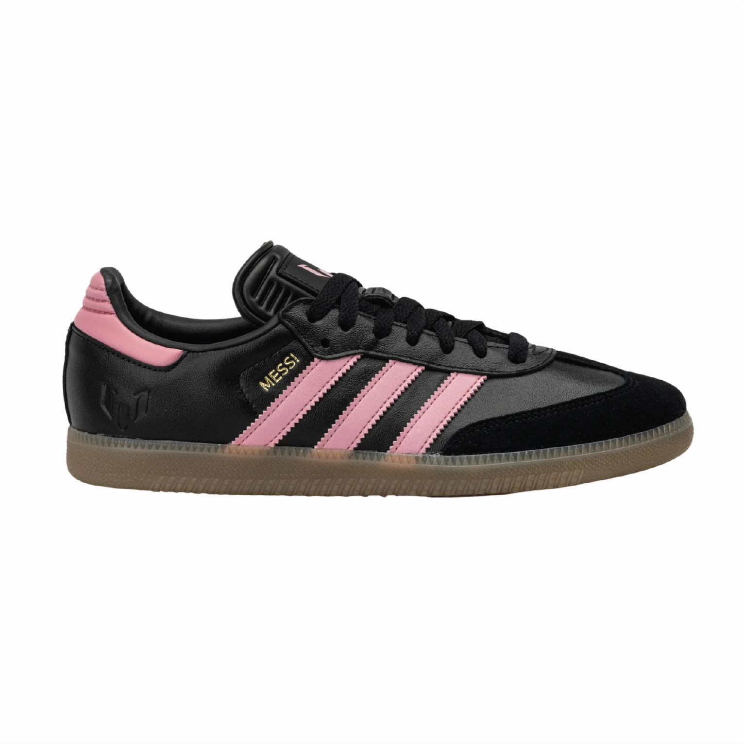 Adidas Samba 'Messi Black Gold Metallic' Men's Shoes Slip Proof