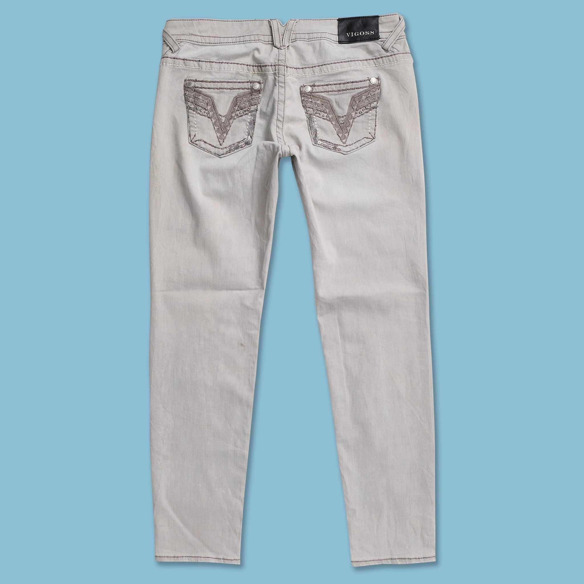 Water-resistant Y2K Women's Denim Pants 36x30