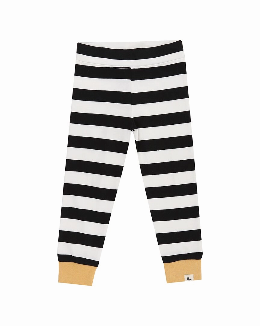 Turtledove London Wide Stripe Legging Gusseted Crotch