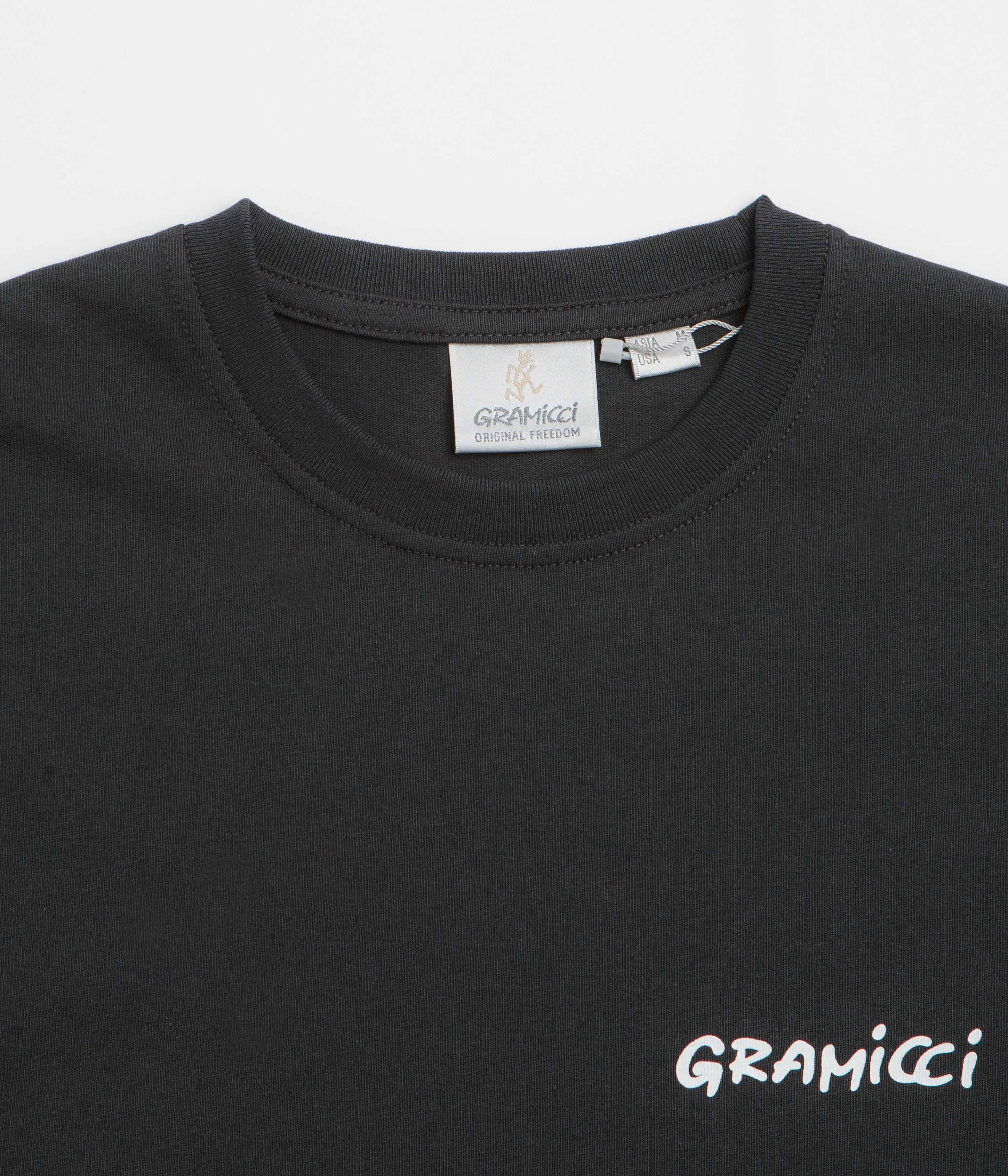 Gramicci Stonehenge T-Shirt - Vintage Black Cool Climate Boat Neck