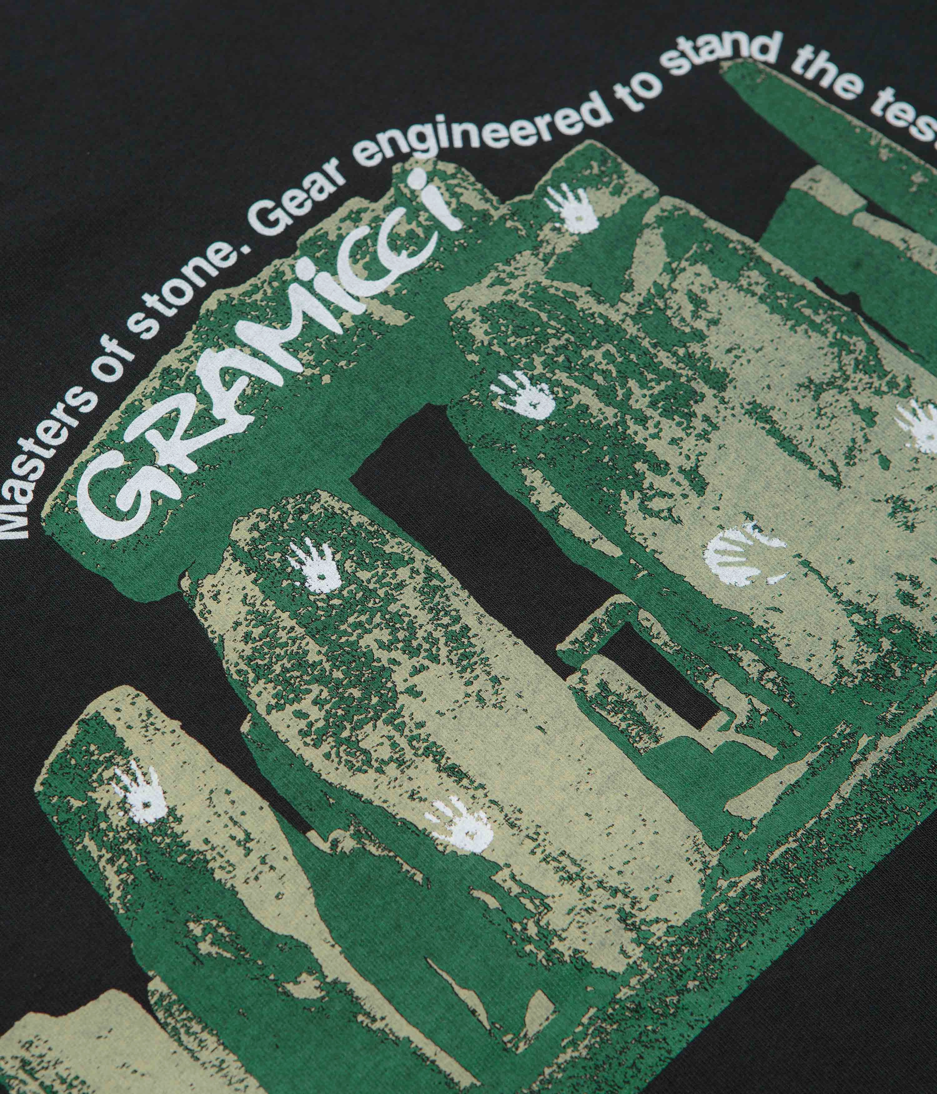 Dinner short size Gramicci Stonehenge T-Shirt - Vintage Black