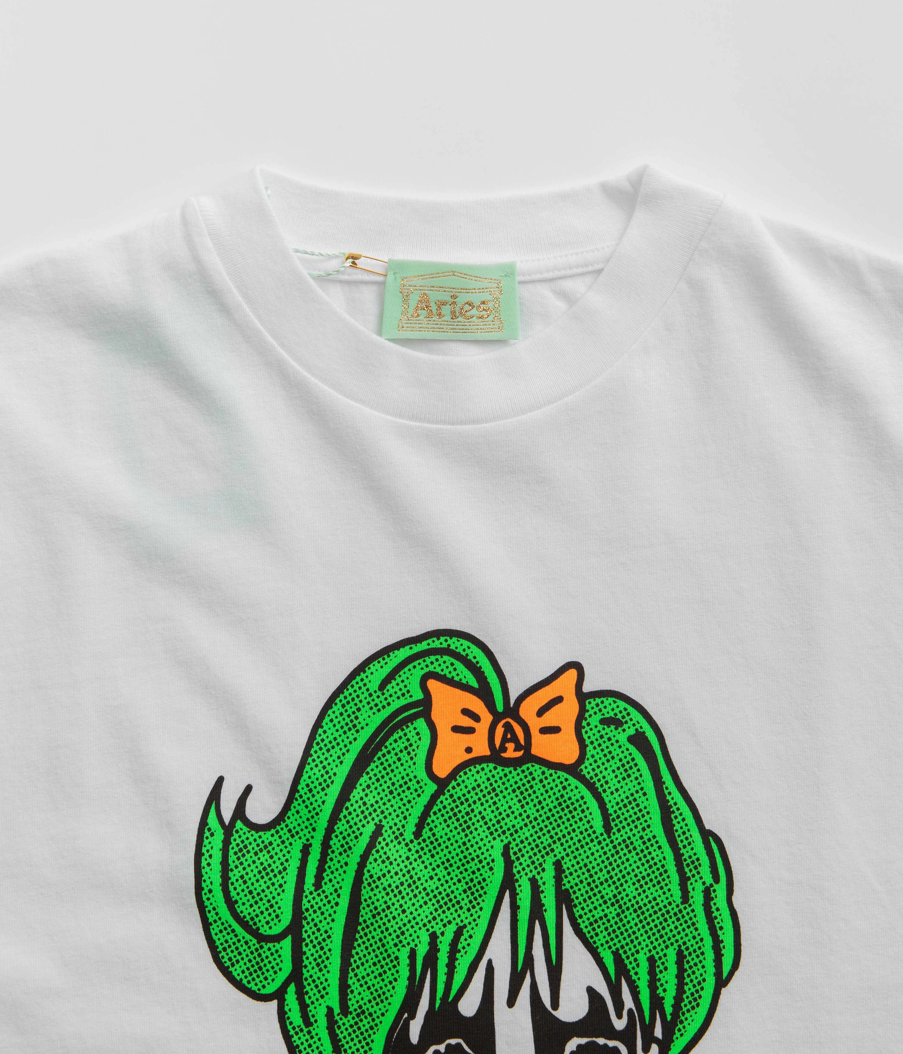 Aries Kiss T-Shirt - White culottes silhouette