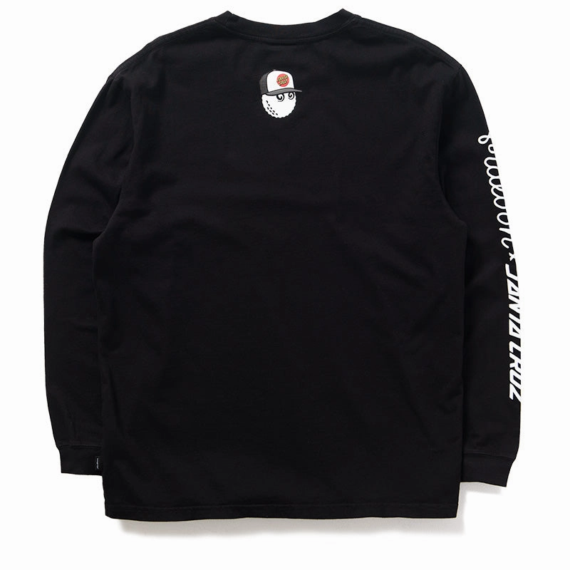 Malbon Golf x Santa Cruz Gorse L/S Tee - Black cuffs