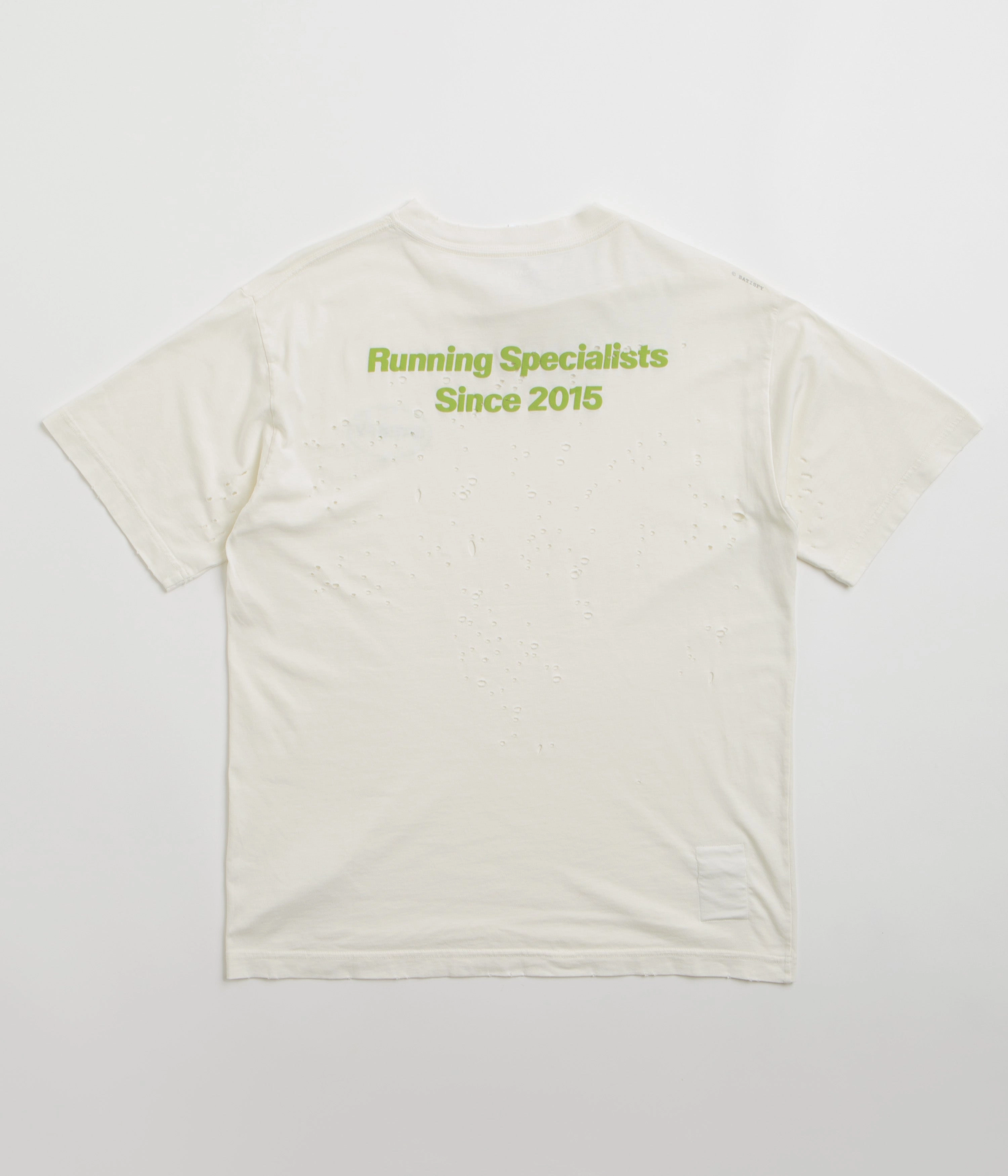 fall season Satisfy MothTech T-Shirt - Off White