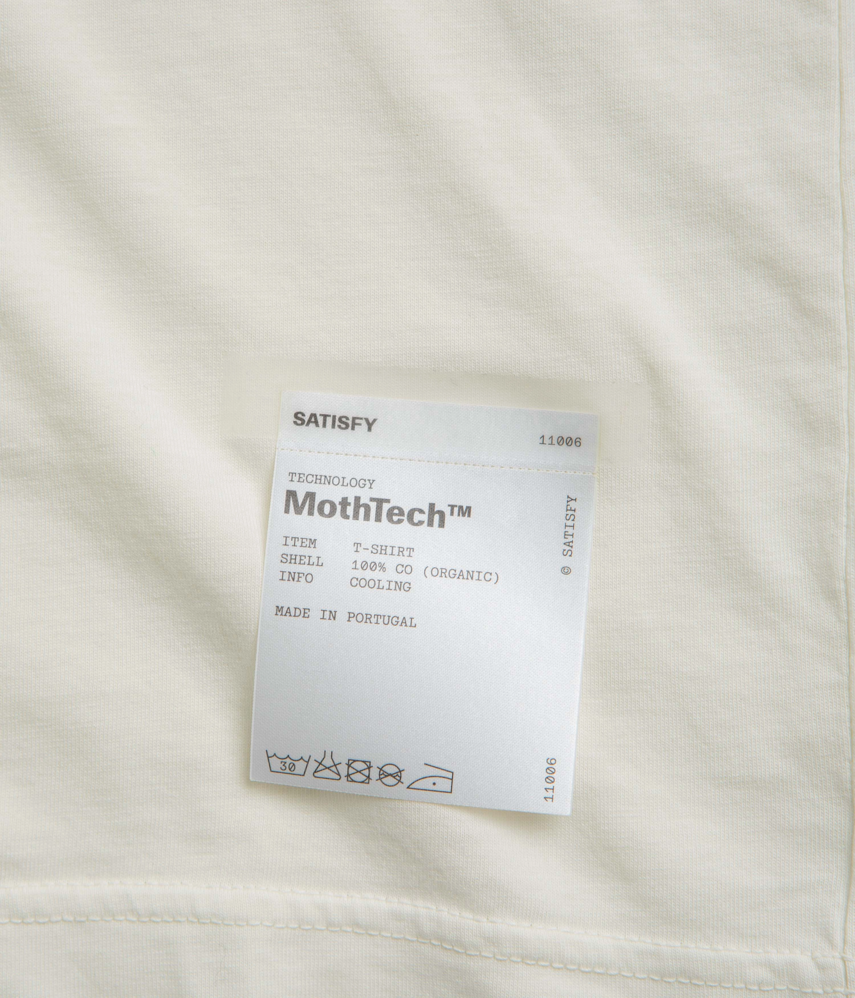 European size Satisfy MothTech T-Shirt - Off White