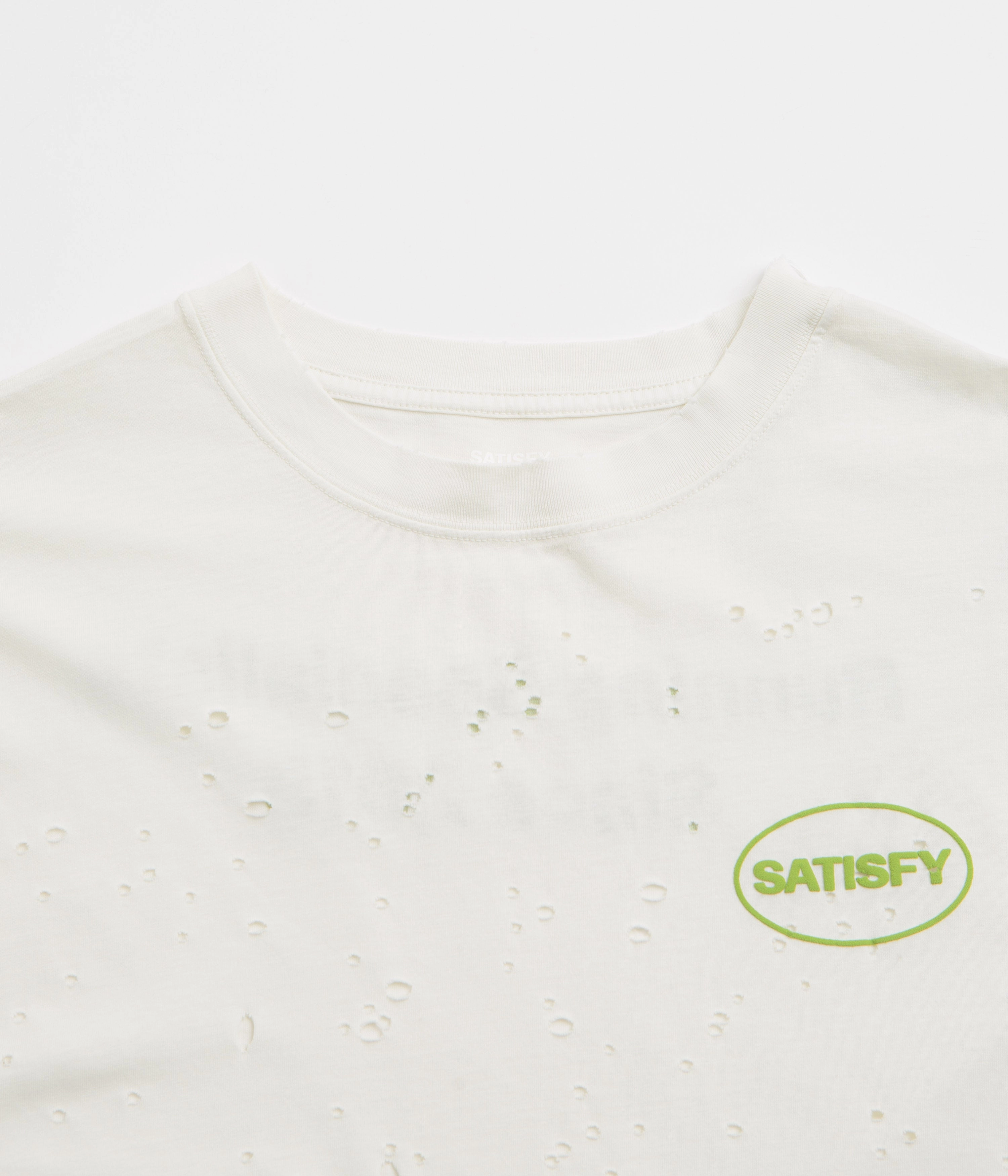dry environment Satisfy MothTech T-Shirt - Off White