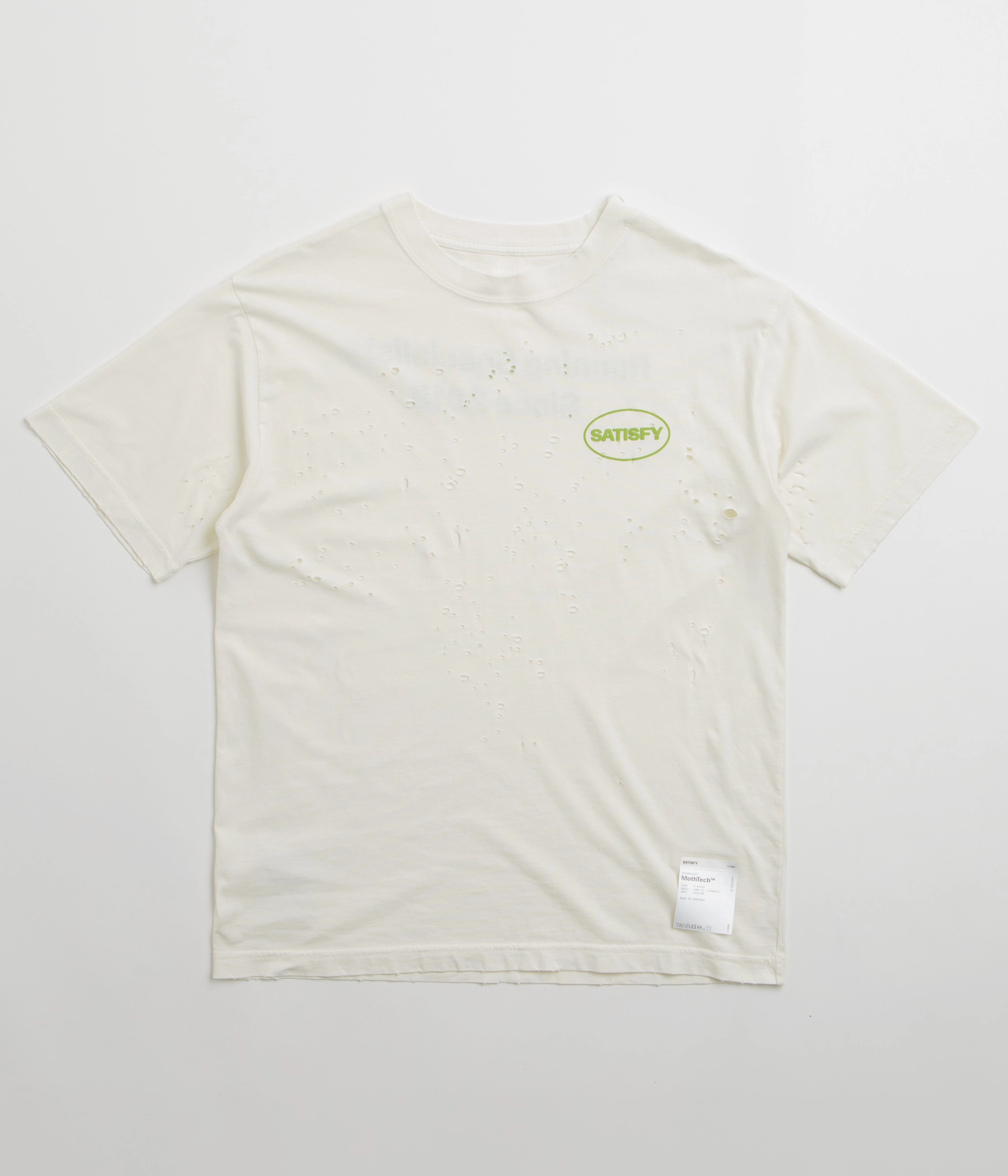 Humid climate Satisfy MothTech T-Shirt - Off White