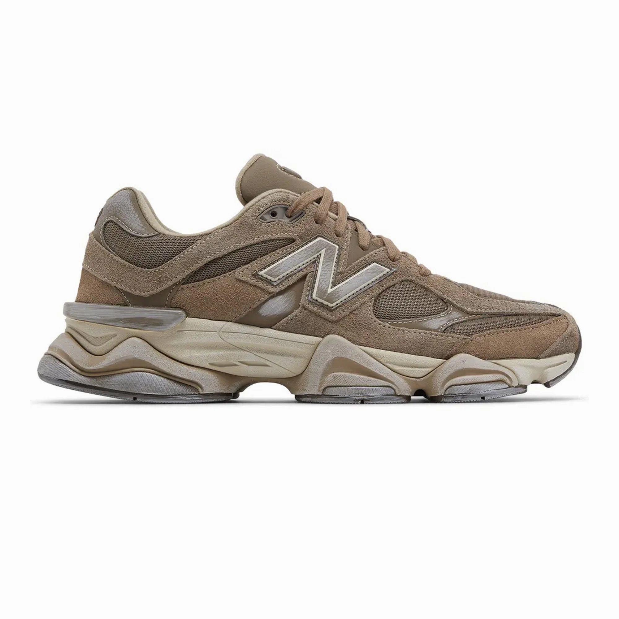Seamless construction Minimalist Styling New Balance 9060 'Brown'