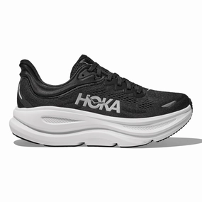 Hoka One One Men's Bondi 9 Black/White Multi Layer Cushioning Light Weight