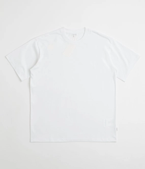 Modernity No Slip Sleeve Banding Norse Projects Standard Heavy Loose T-Shirt - White