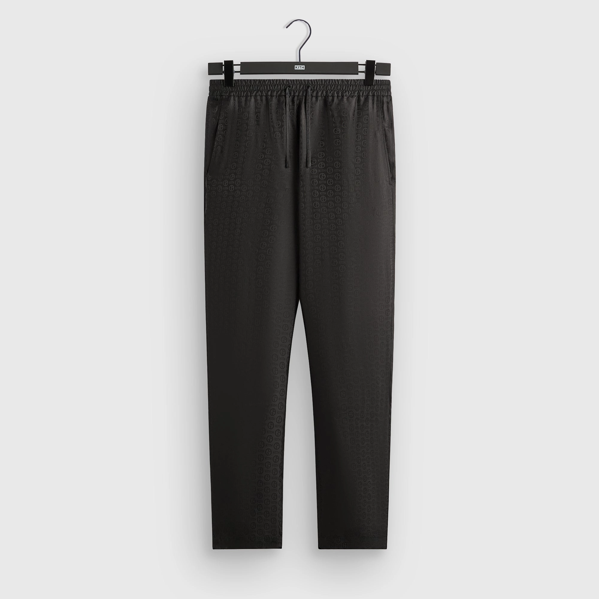 Rugged Wear Utility Style Giorgio Armani & Kith Monogram Grayson Pant - Black