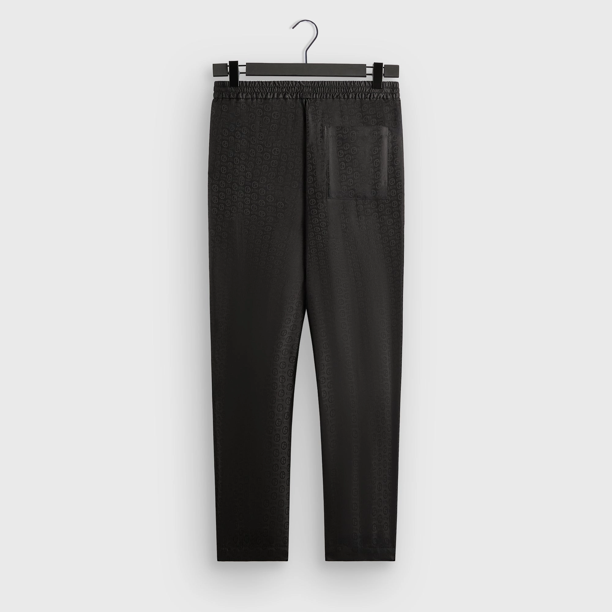 Giorgio Armani & Kith Monogram Grayson Pant - Black Yoga Ready Rest Easy