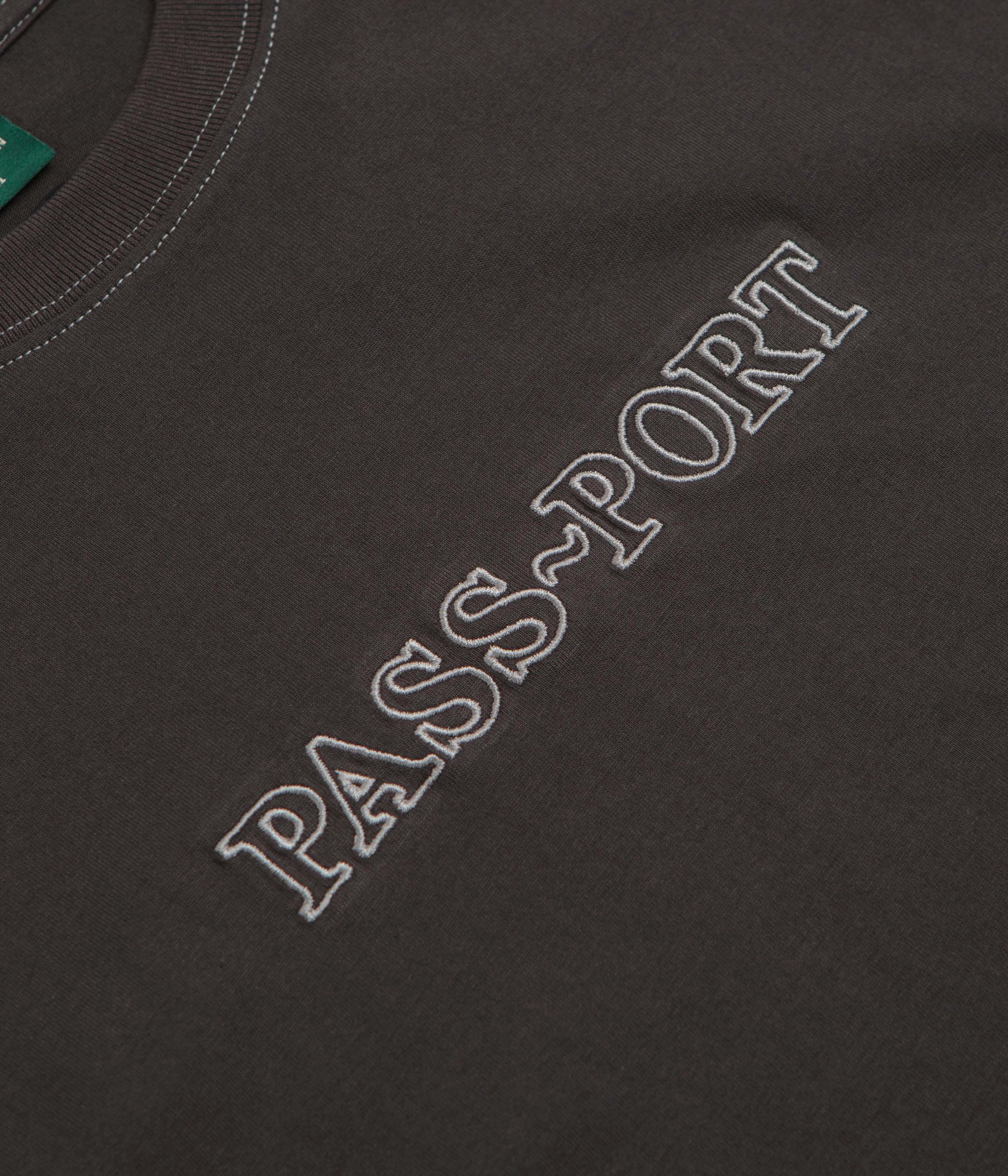 Pass Port Official Organic T-Shirt - Vintage Black Workshop