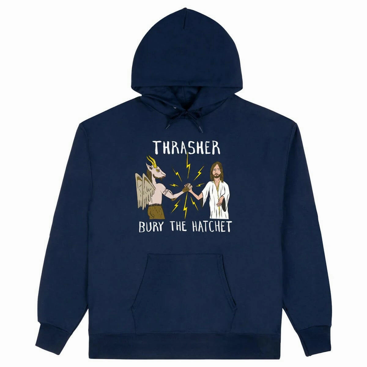 Thrasher - Toy Machine B.T.H. Hoodie Navy Warm Street