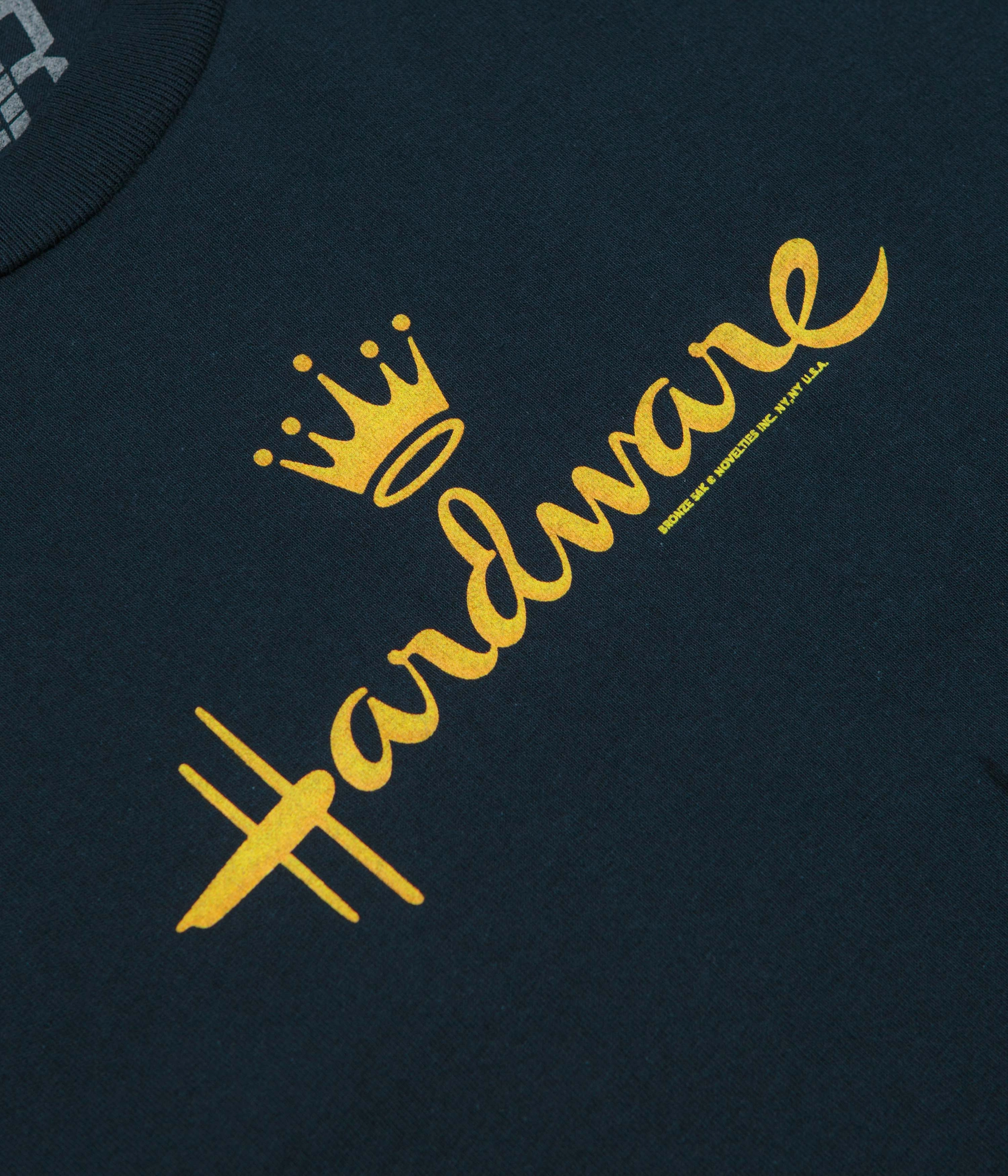 Bronze 56K Ballmark T-Shirt - Navy Ribbed Cuff Details straight legs