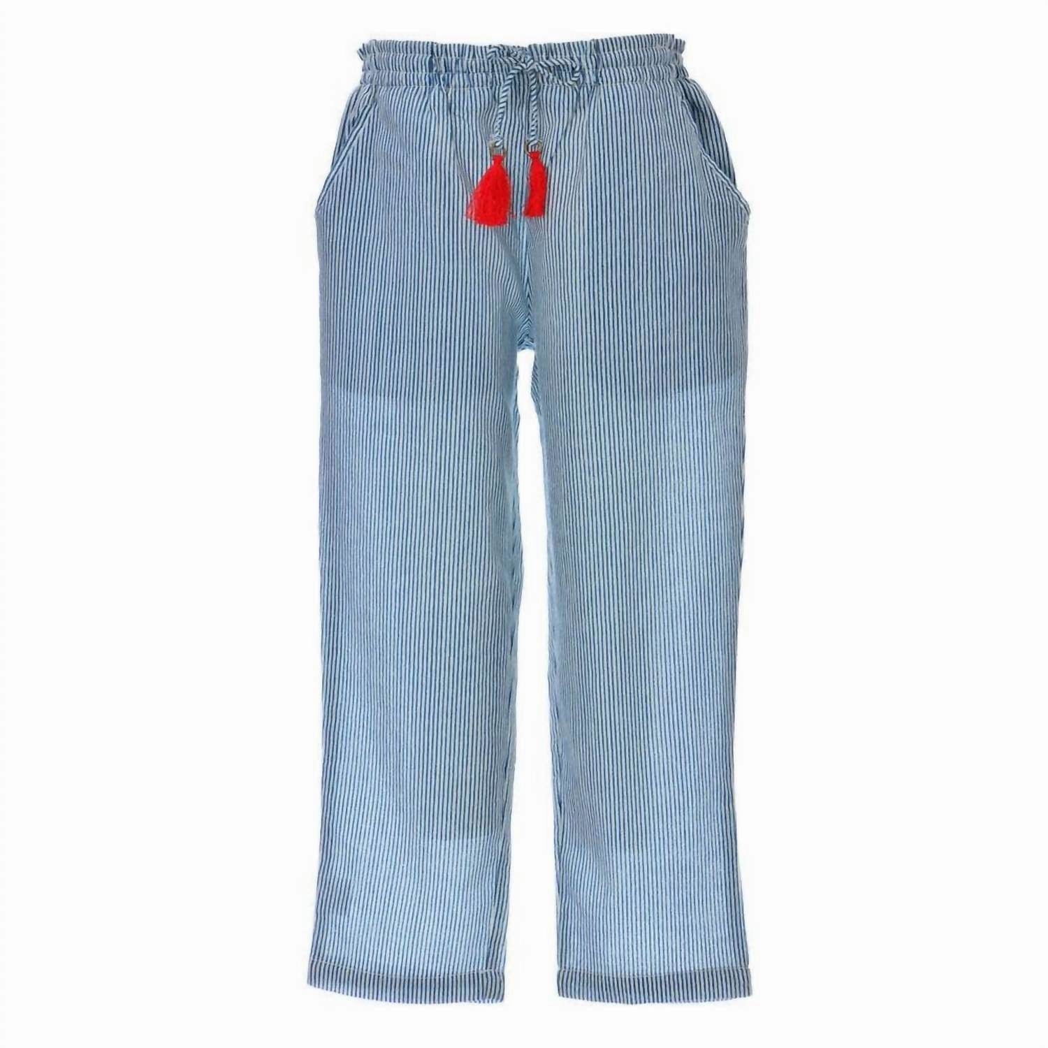 Kid's Misha Pants In Blue DurableConstruction Reinforced Knees