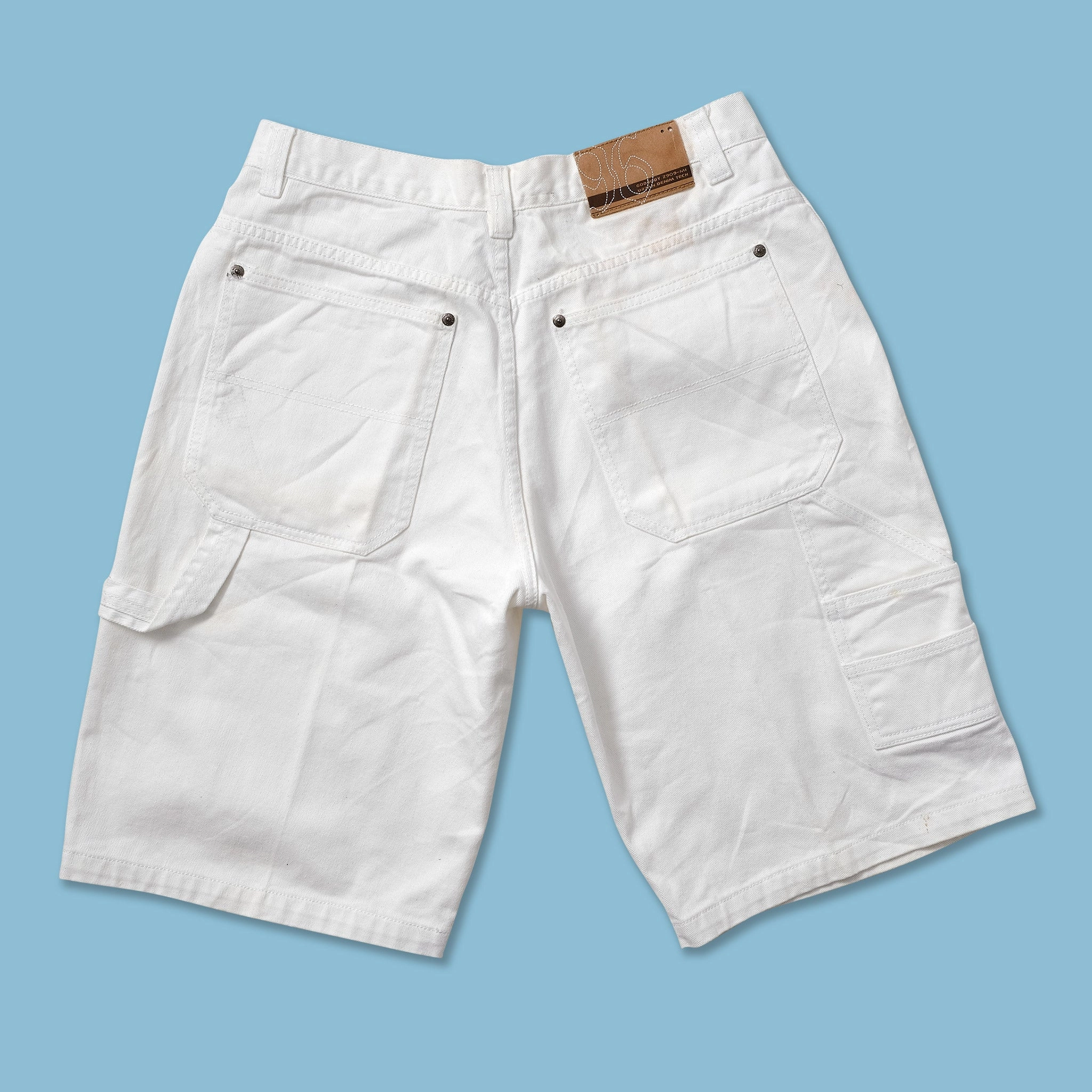 Y2K Baggy Jorts W34 Chilly Wear Minimal Bulk