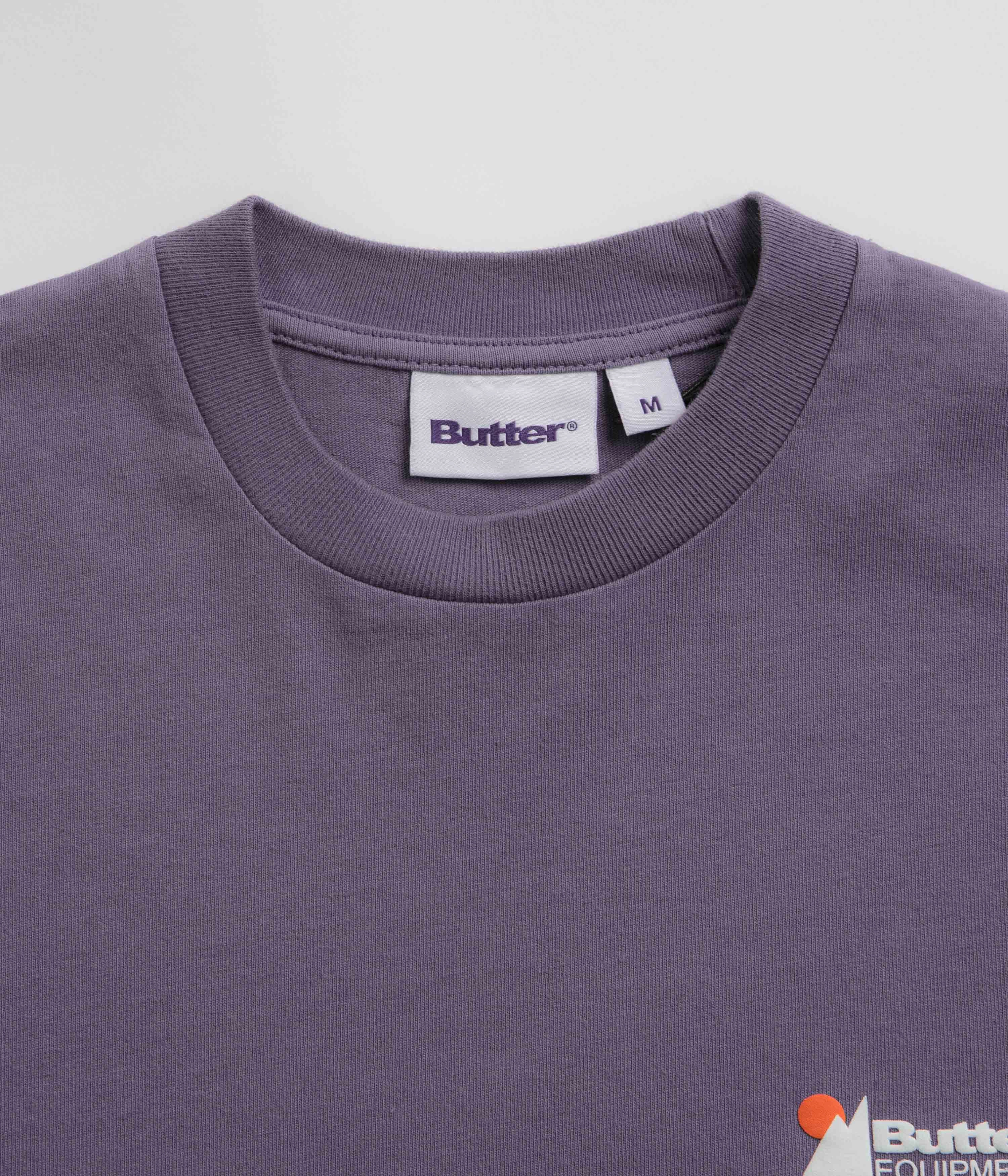custom-made Butter Goods Pigment Dye Long Sleeve T-Shirt - Dusk