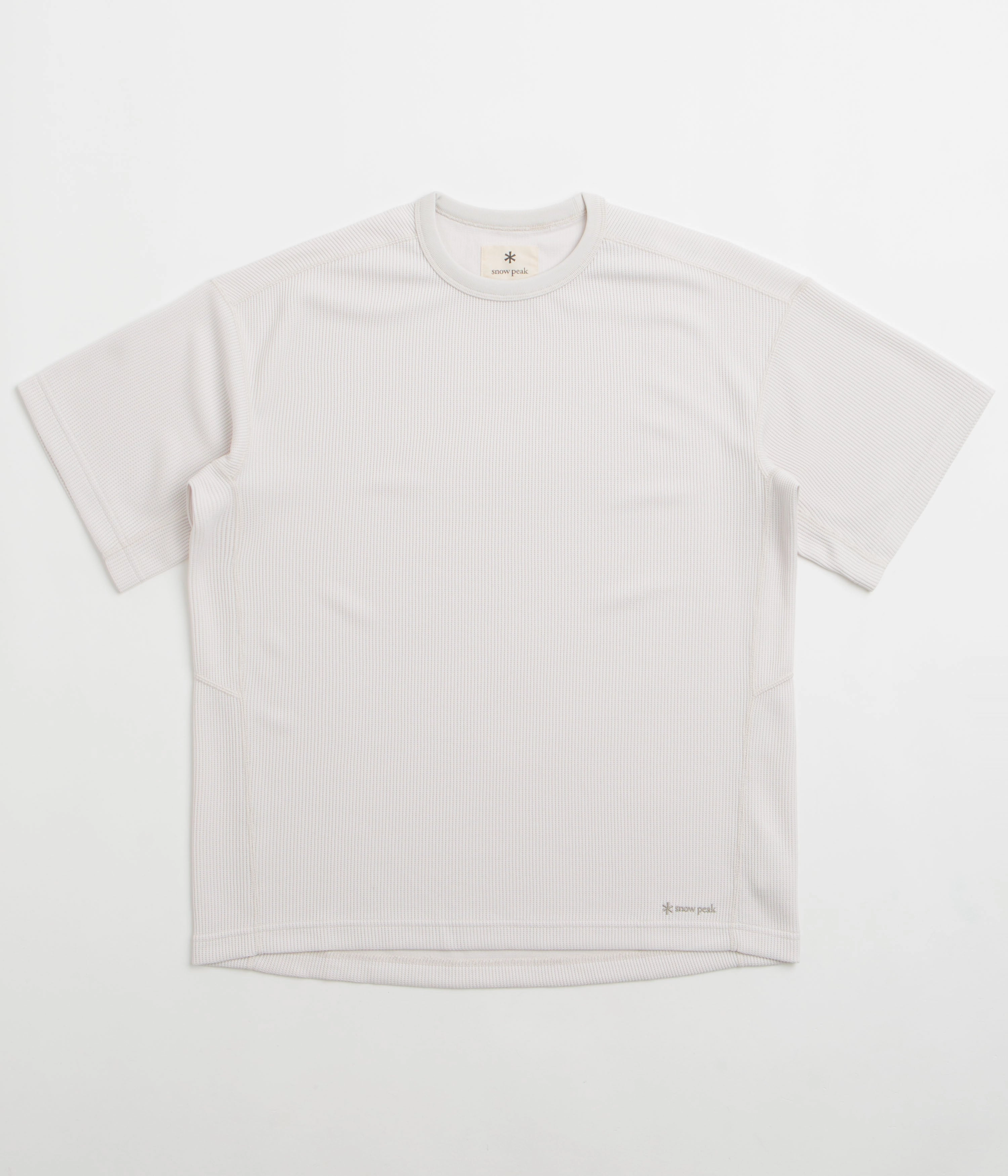 Camping site camping event Snow Peak Dry Thermal T-Shirt - Off White