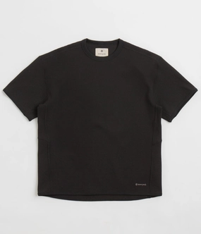 Personalized Snow Peak Dry Waffle T-Shirt - Black