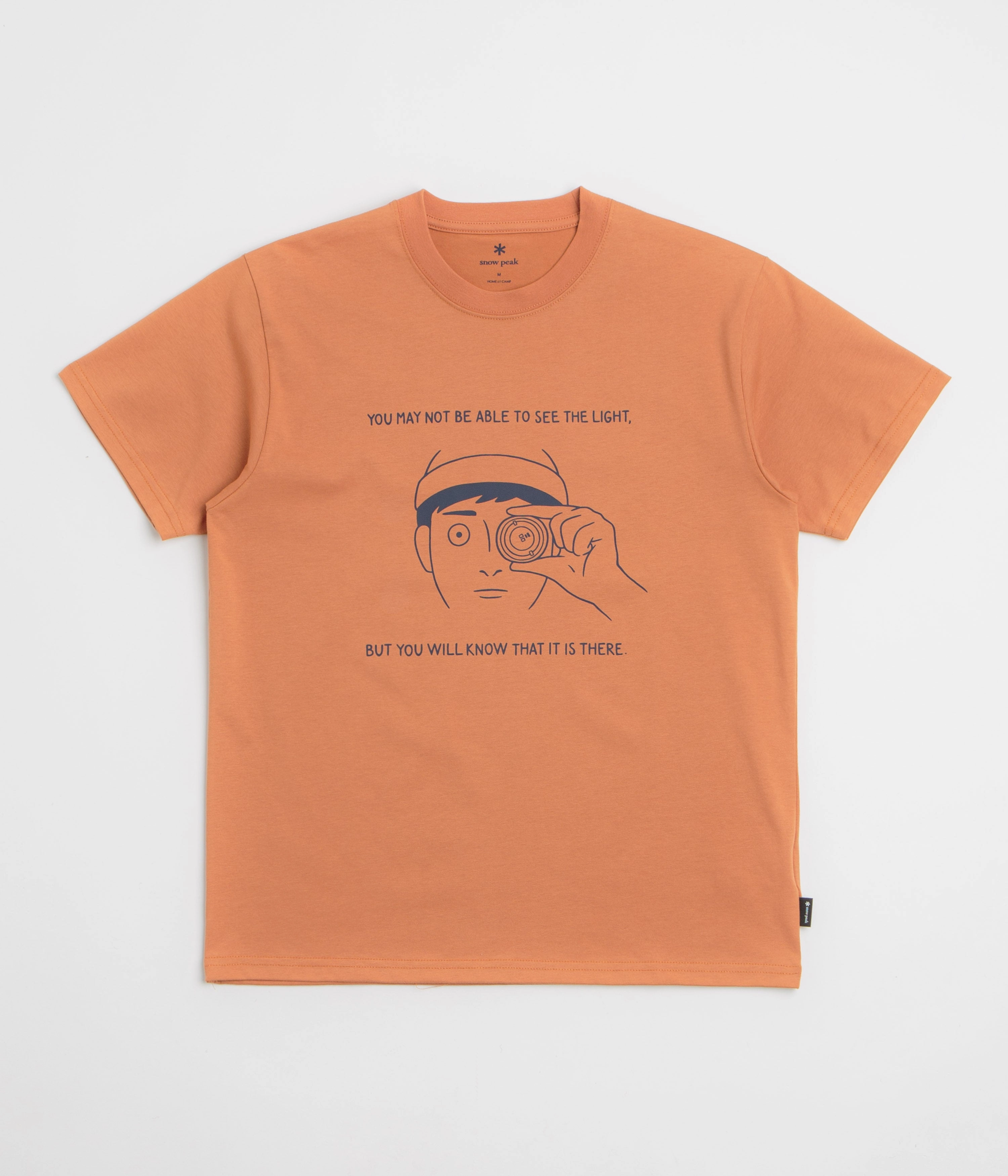 Snow Peak Lantern Eye T-Shirt - Orange Sportswear
