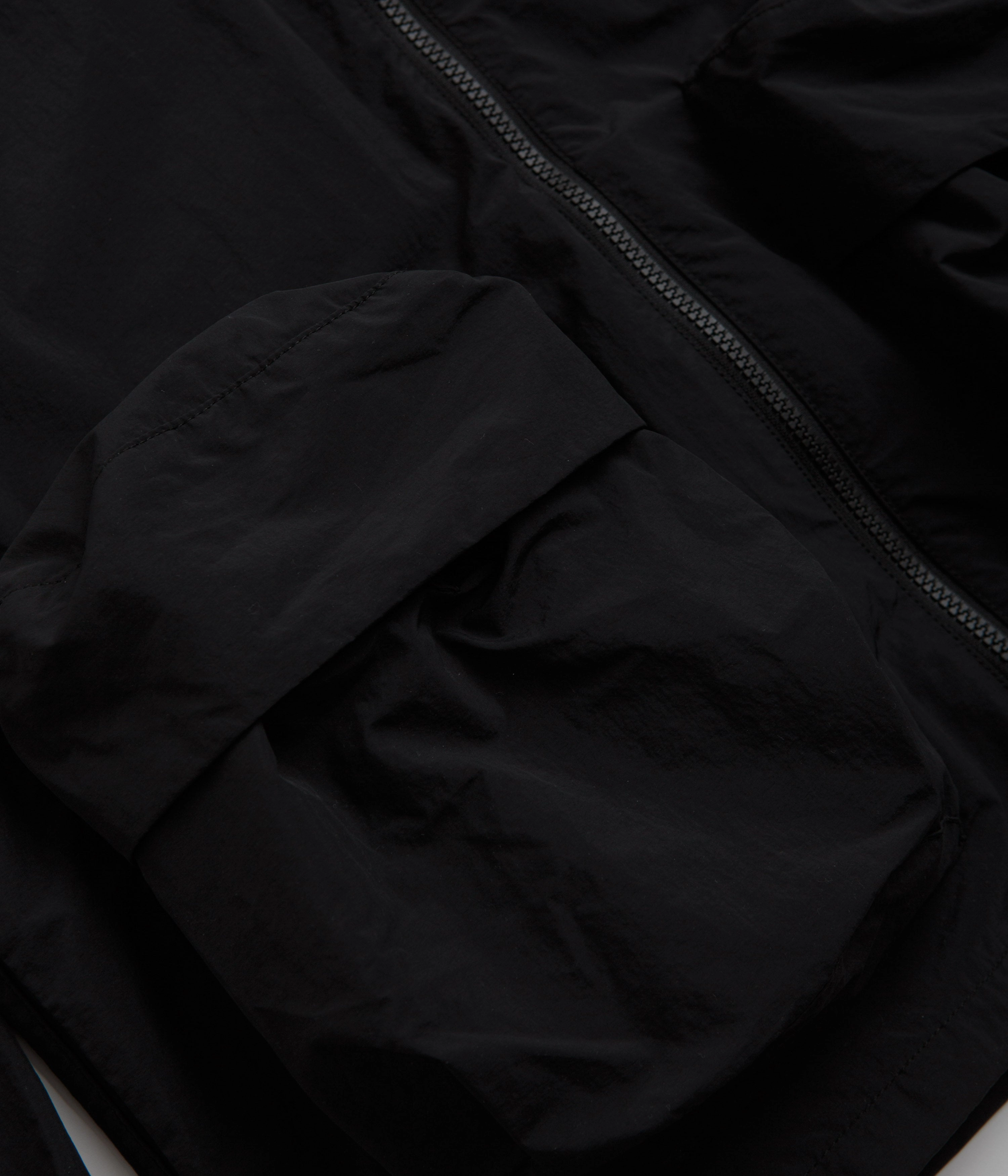 Snow Peak Nylon Tussah Jacket - Black Lockdown Hood Toggle Bandana