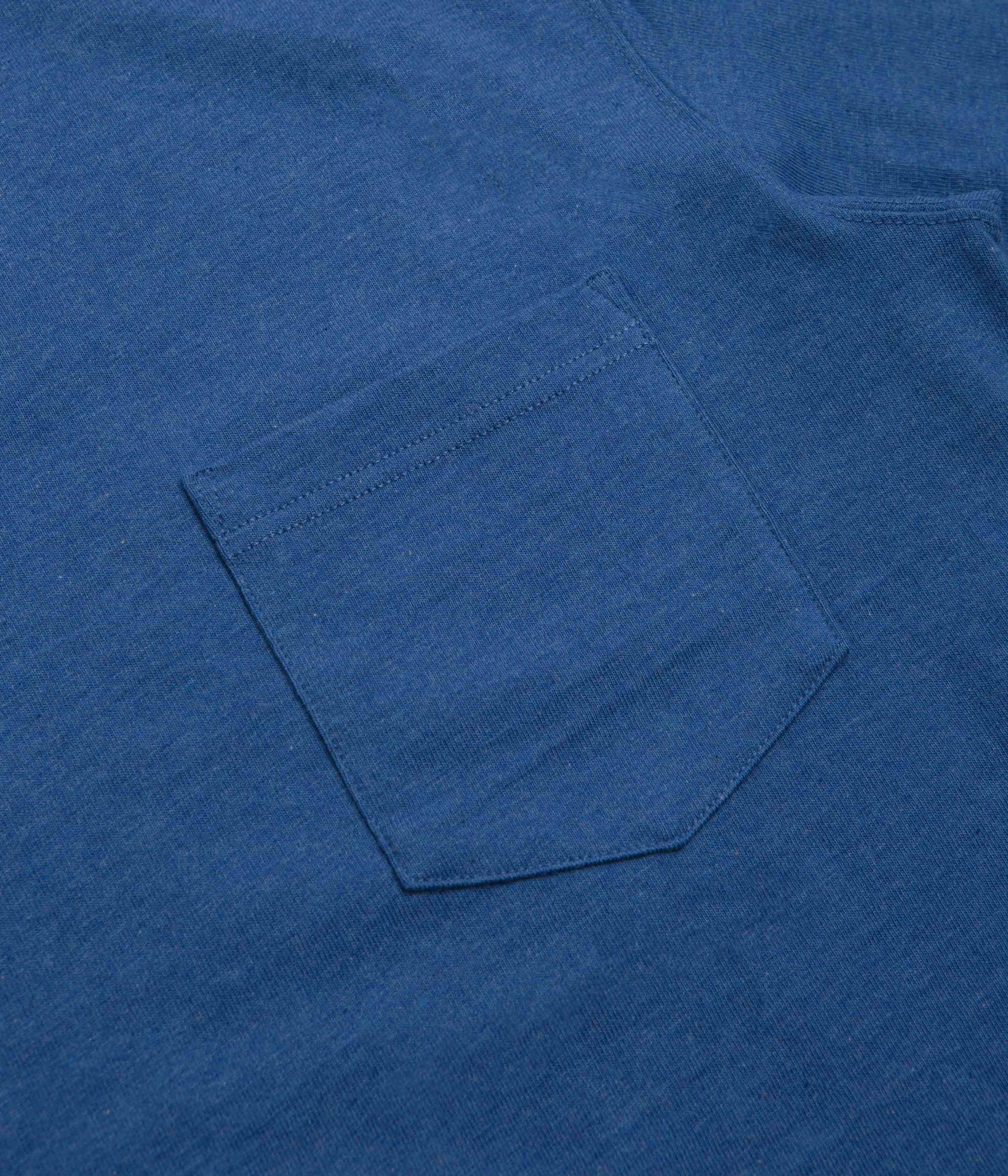 Snow Peak Recycled Cotton T-Shirt - Blue Maxi length nighttime event