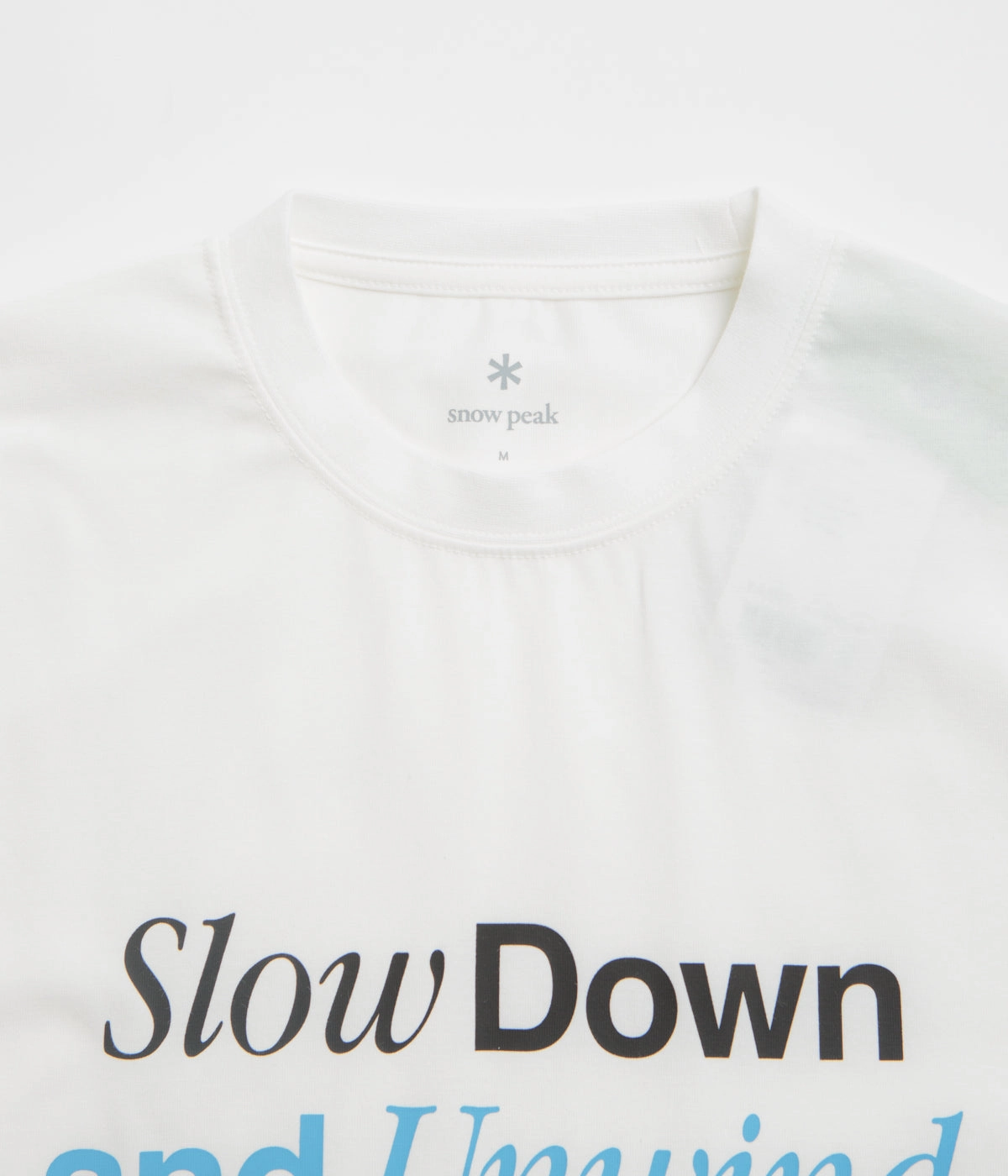 cabin event Snow Peak Relaxation T-Shirt - Off White