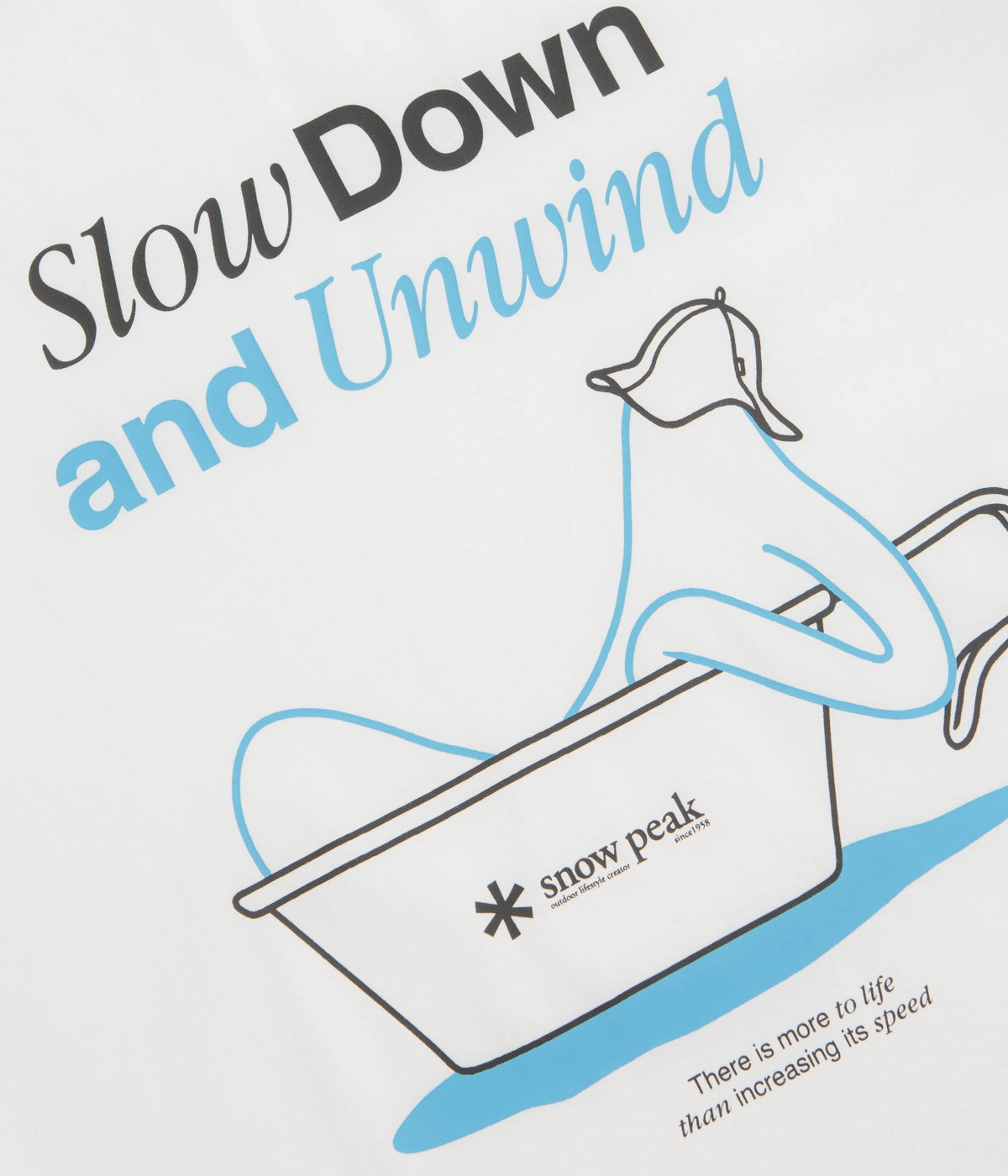 Snow Peak Relaxation T-Shirt - Off White baseball