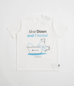 Snow Peak Relaxation T-Shirt - Off White wedding venue event