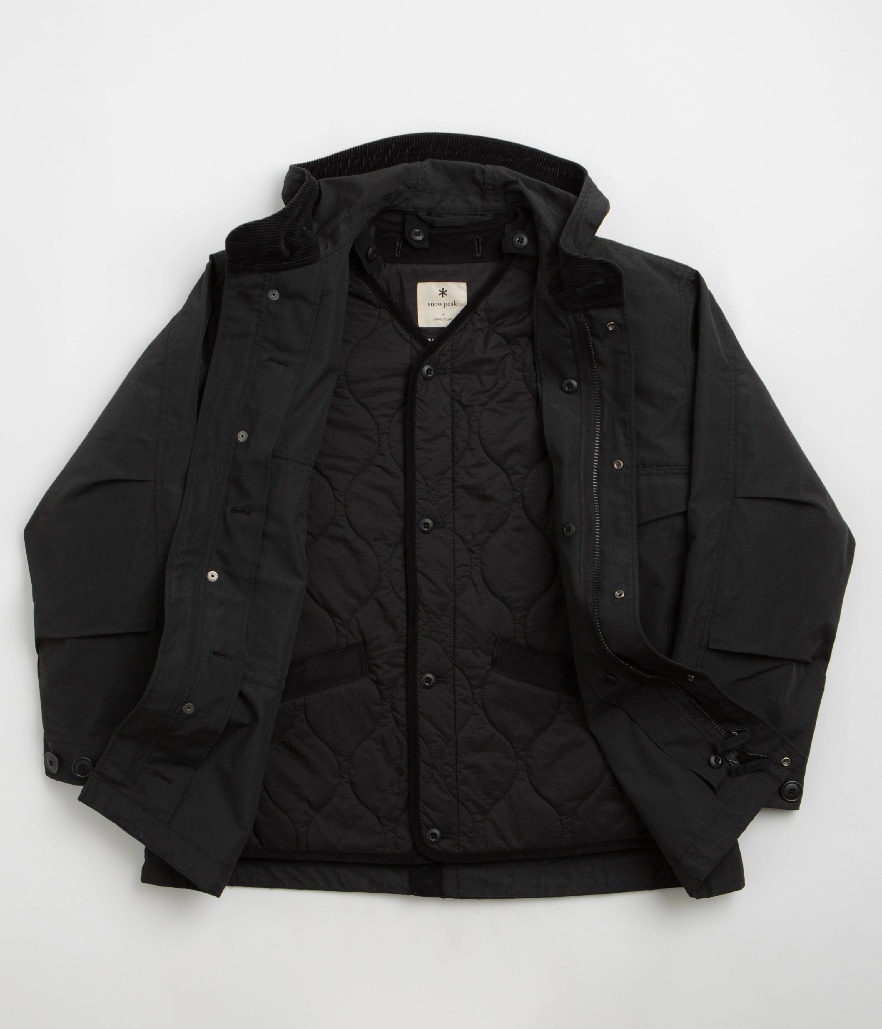 Waterproof gear Snow Peak Takibi Ripstop Adjustable Jacket - Black